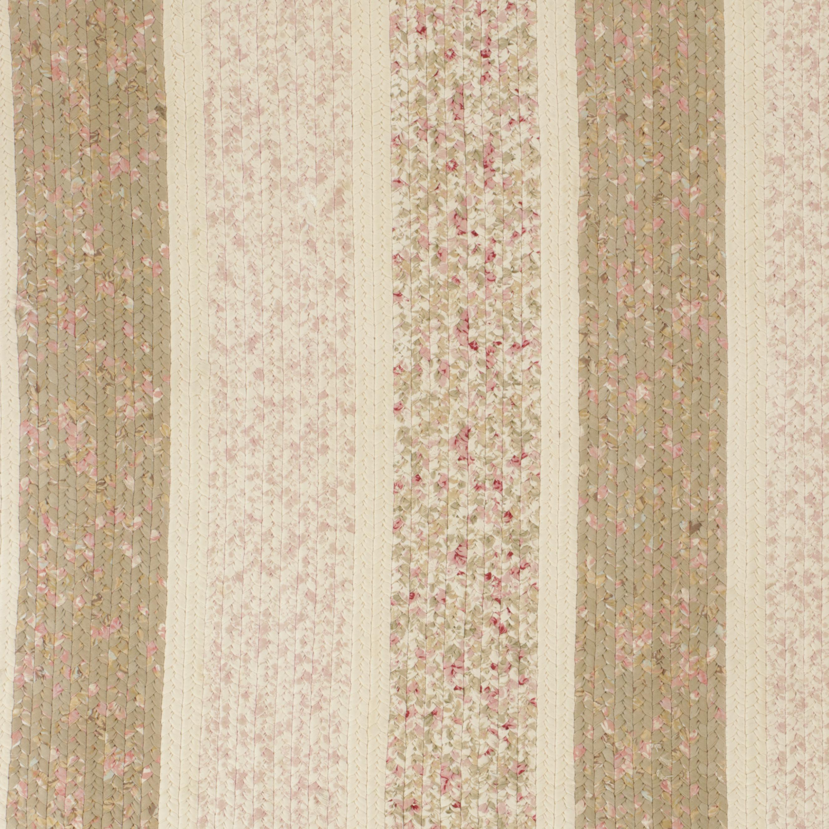 5'1 x 7'11 Machine Made Simply Shabby Chic Braided Rag Area Rug