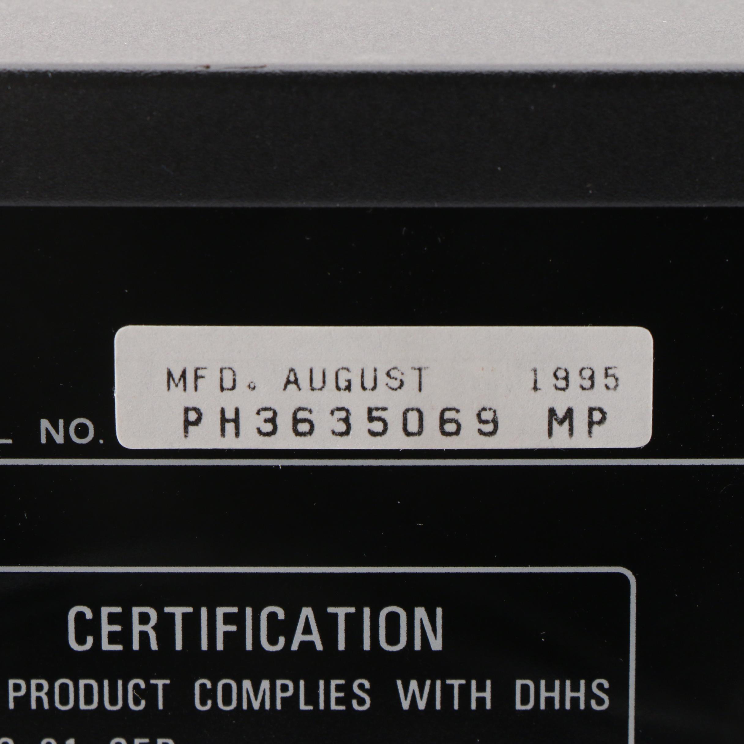 Pioneer Stereo Receiver, Cassette Tape Deck and 6-Disc CD Player, 1990s