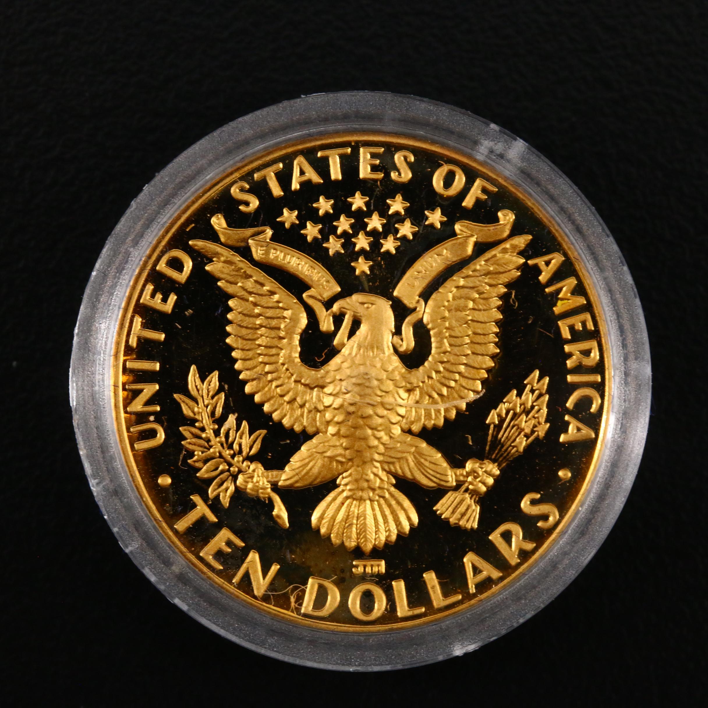 1984-W United States Olympic Commemorative $10 Gold Proof Coin