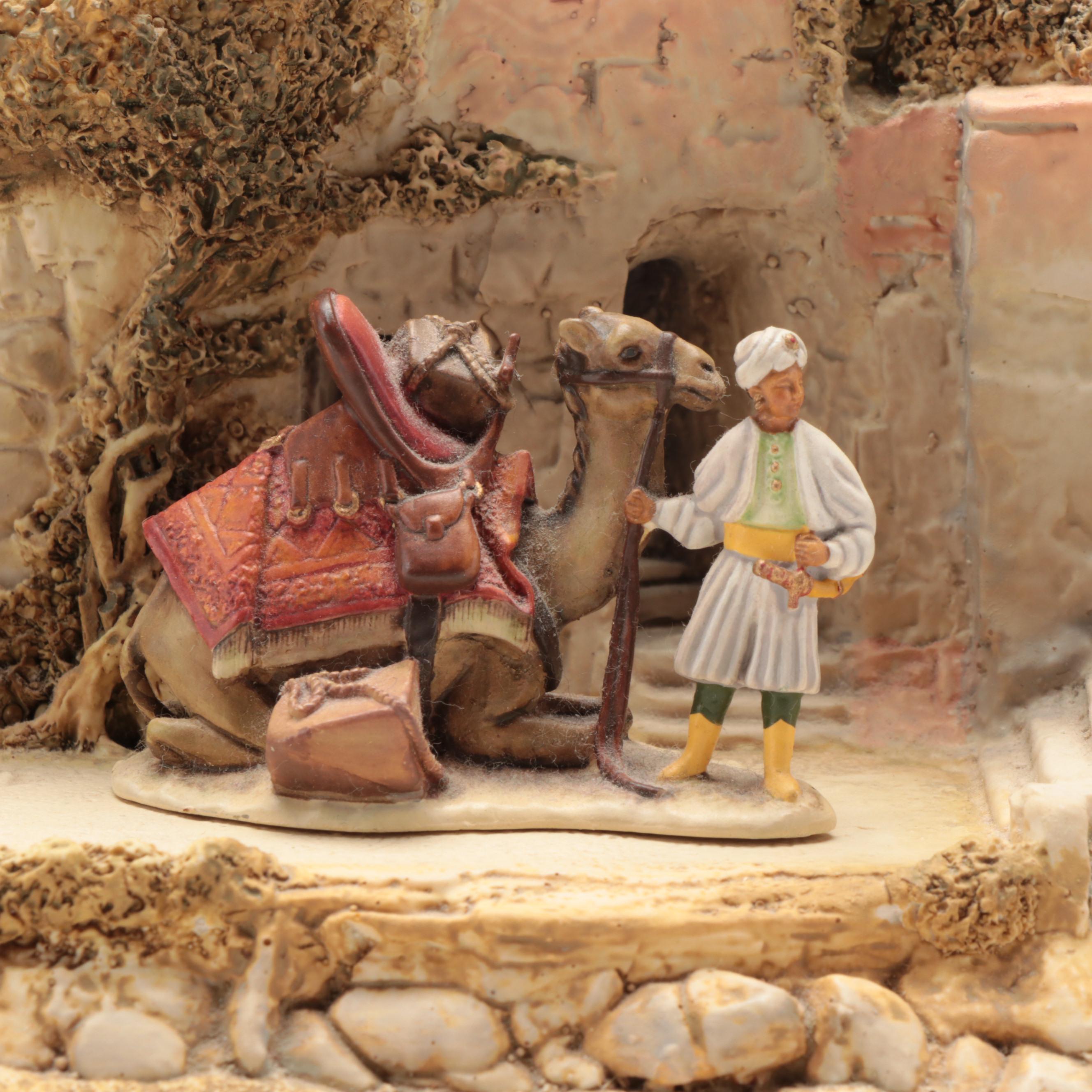 Goebel Robert Olszewski First Edition Nativity Series Bronze and Resin Figures