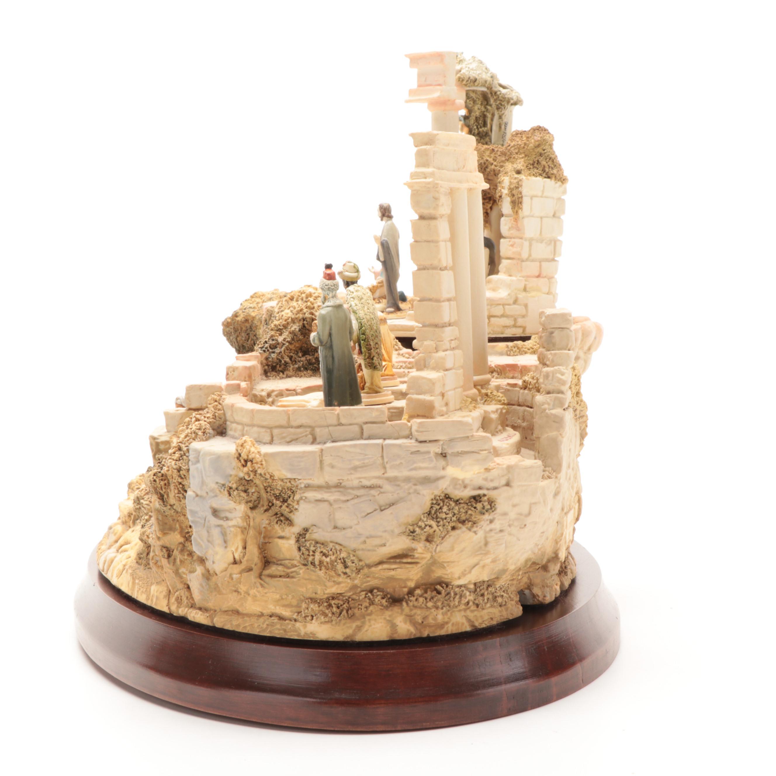 Goebel Robert Olszewski First Edition Nativity Series Bronze and Resin Figures