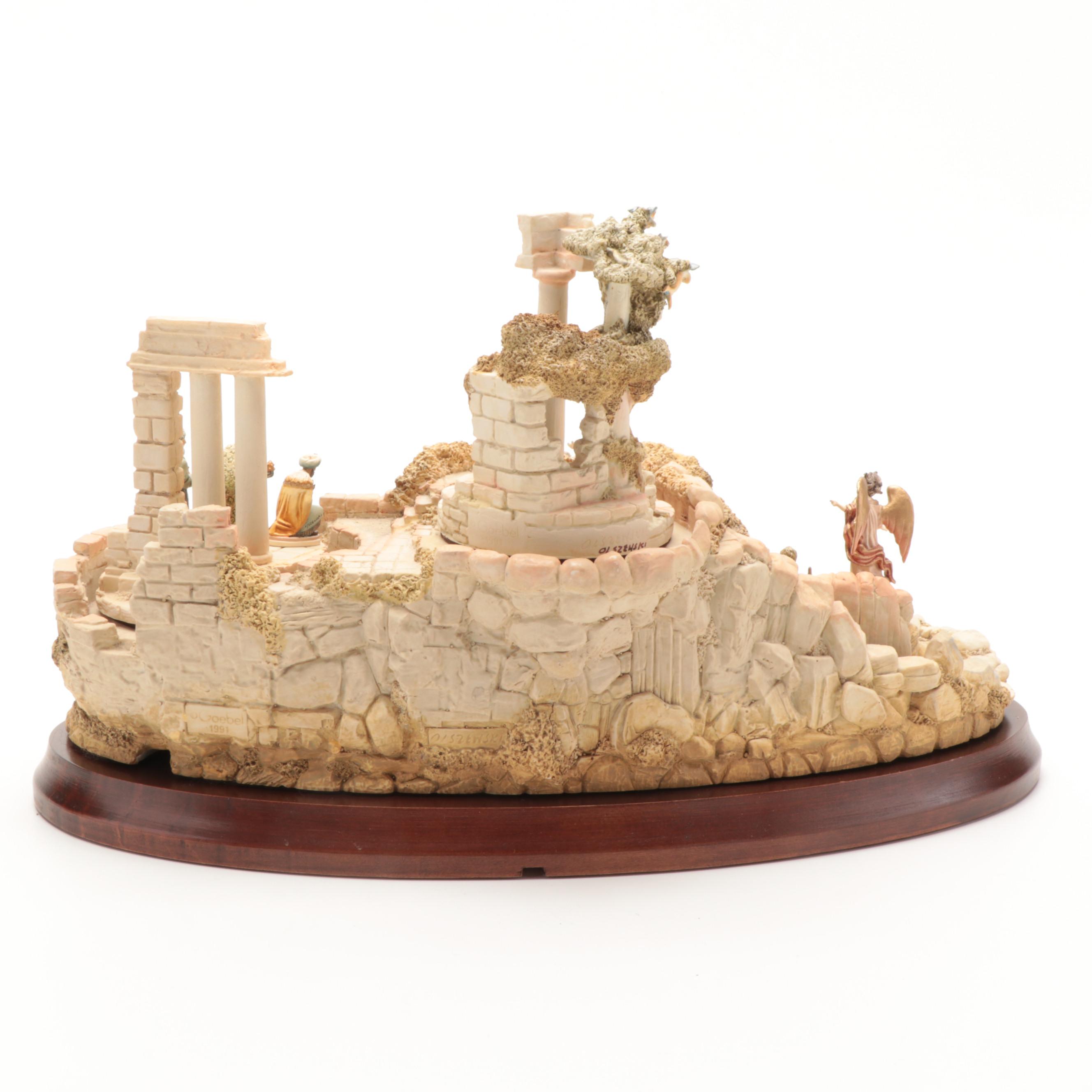 Goebel Robert Olszewski First Edition Nativity Series Bronze and Resin Figures