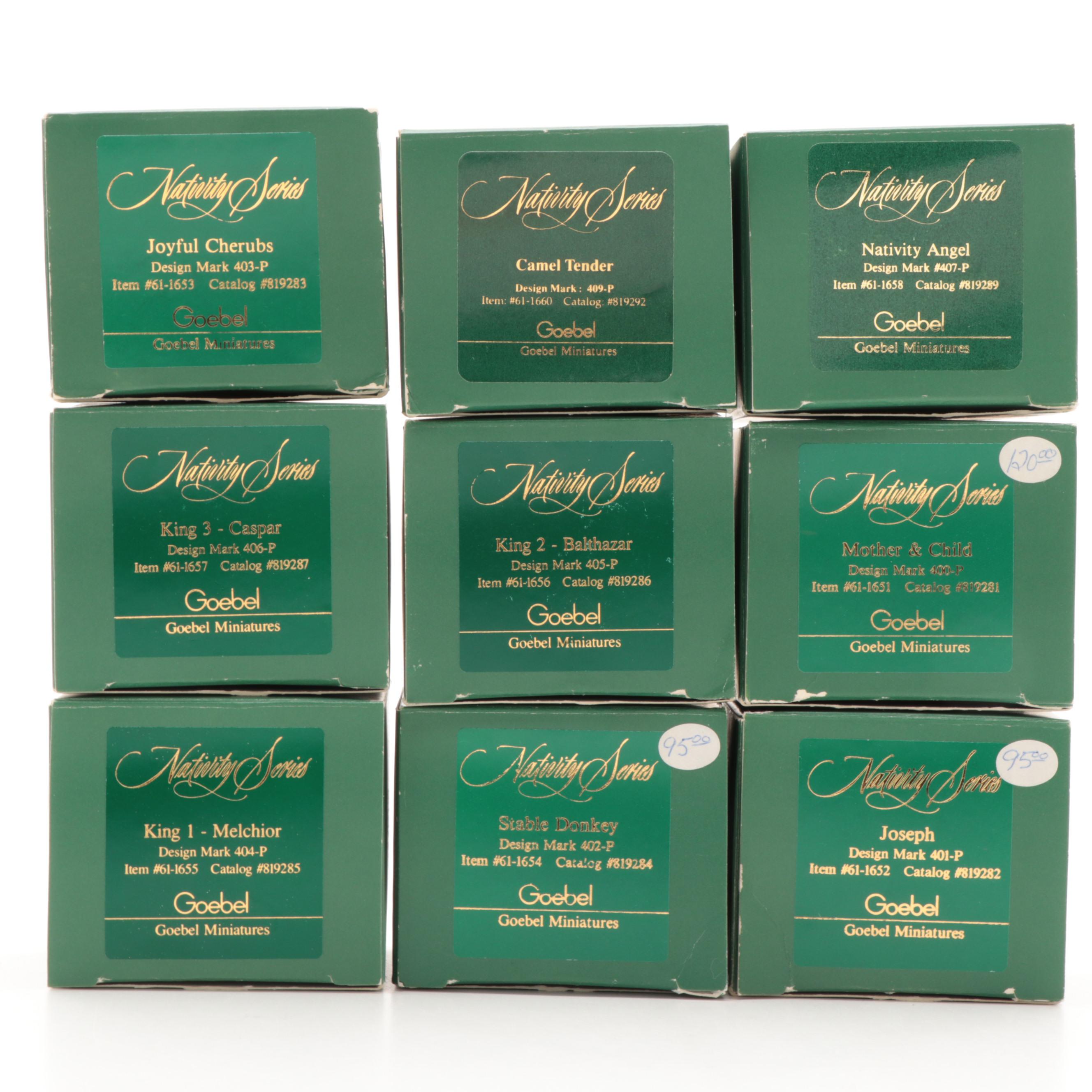 Goebel Robert Olszewski First Edition Nativity Series Bronze and Resin Figures