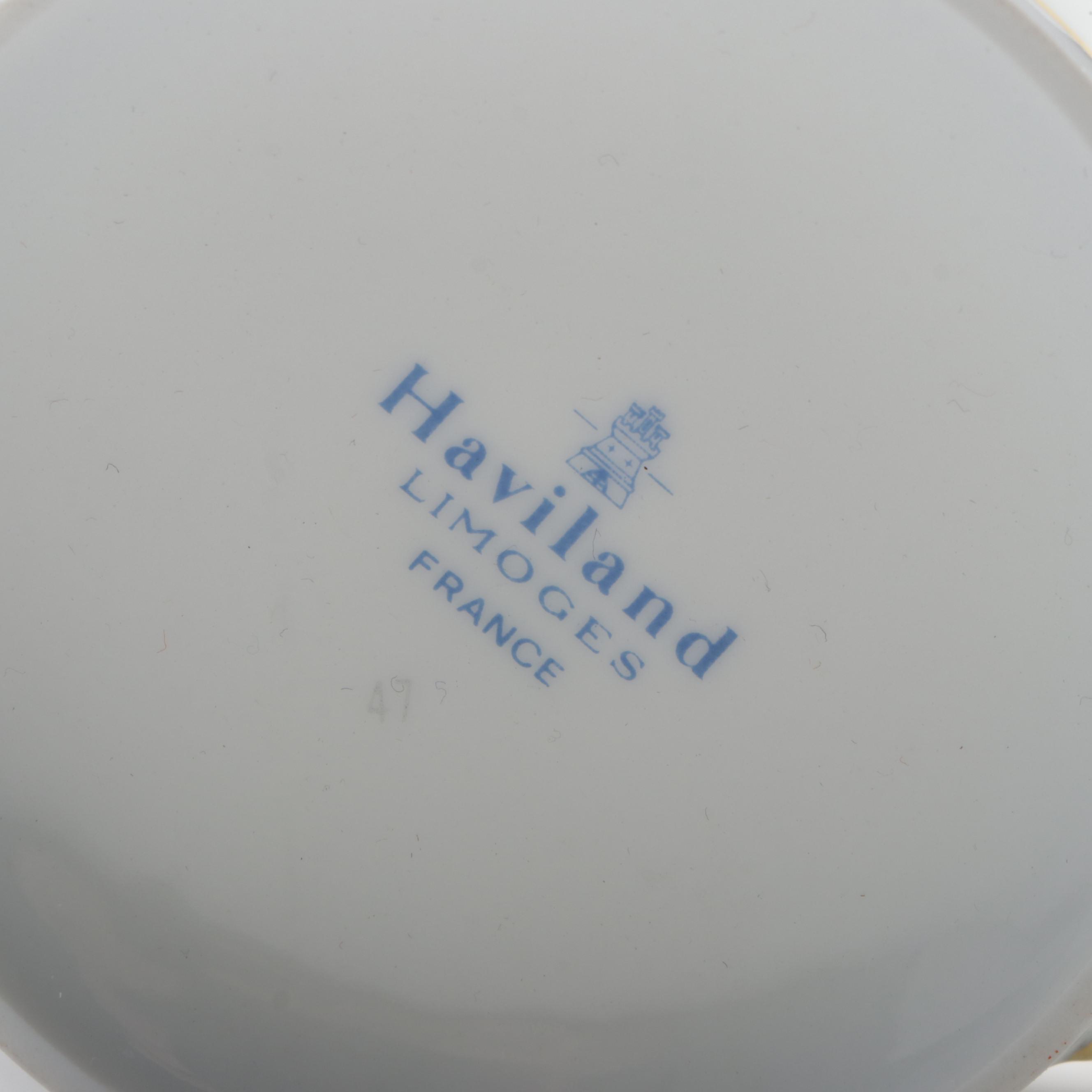 Haviland "Turenne Cobalt Blue" Porcelain Dinnerware, 1981–2004