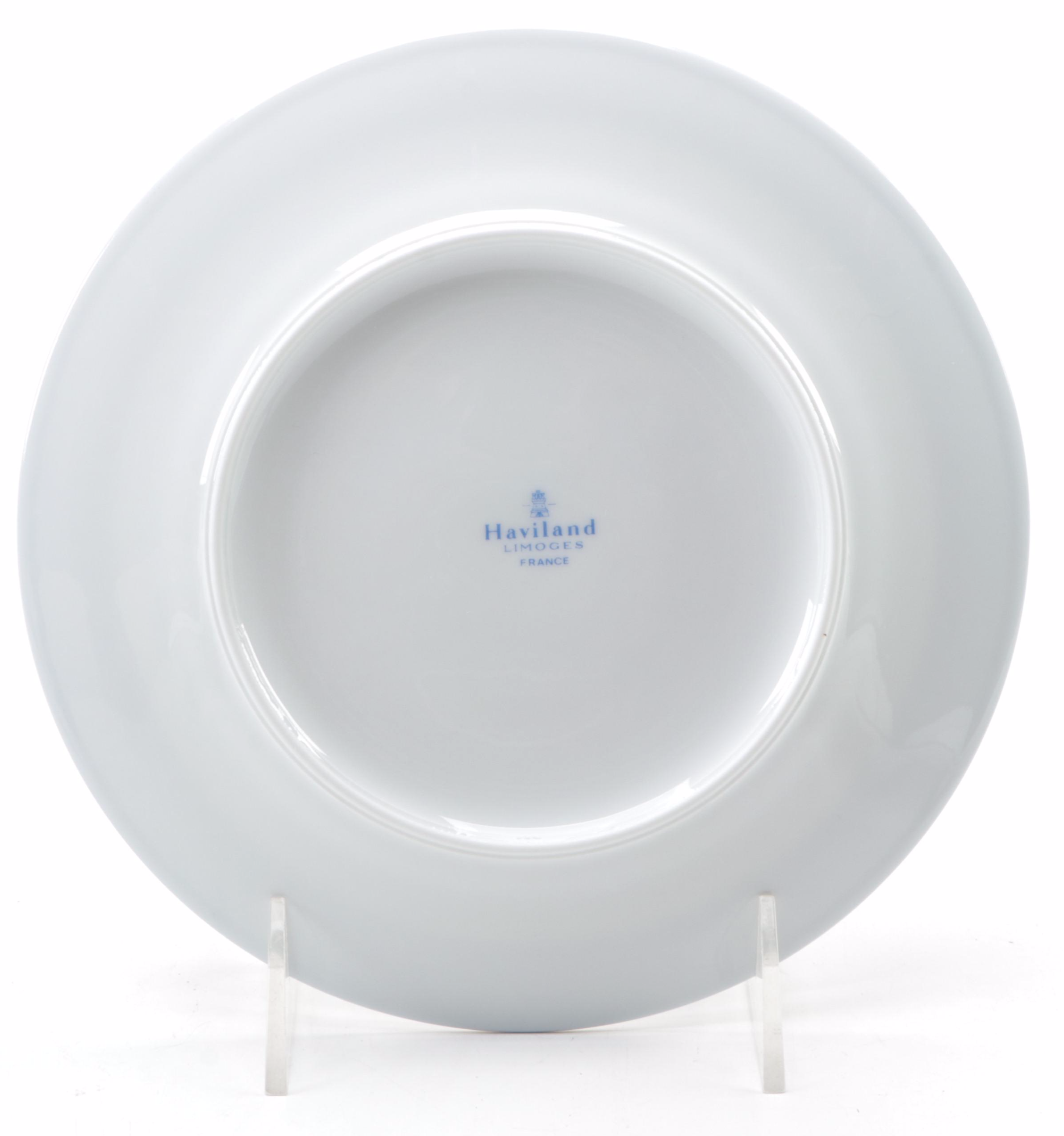 Haviland "Turenne Cobalt Blue" Porcelain Dinnerware, 1981–2004