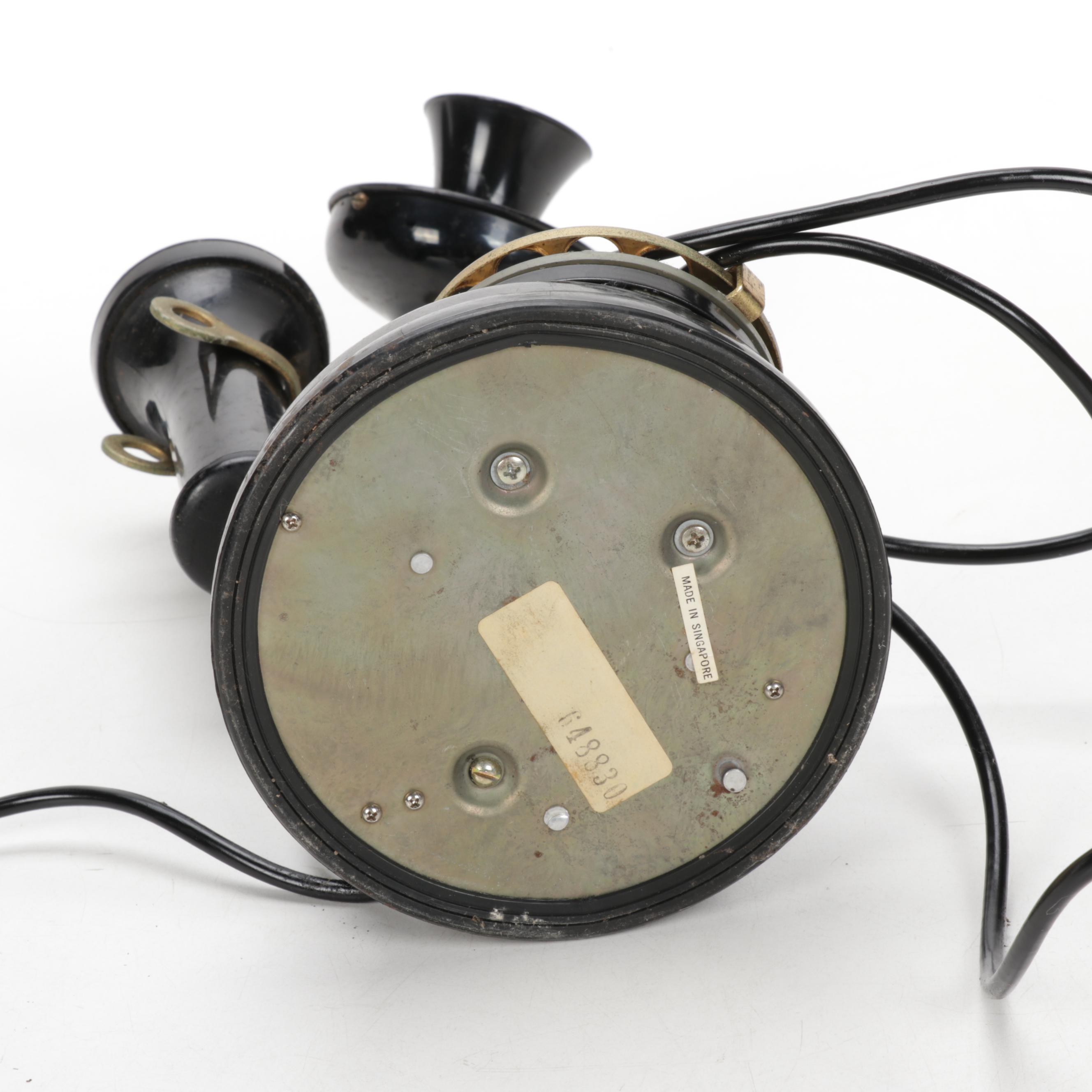 Candlestick Rotary Dial Table Phone