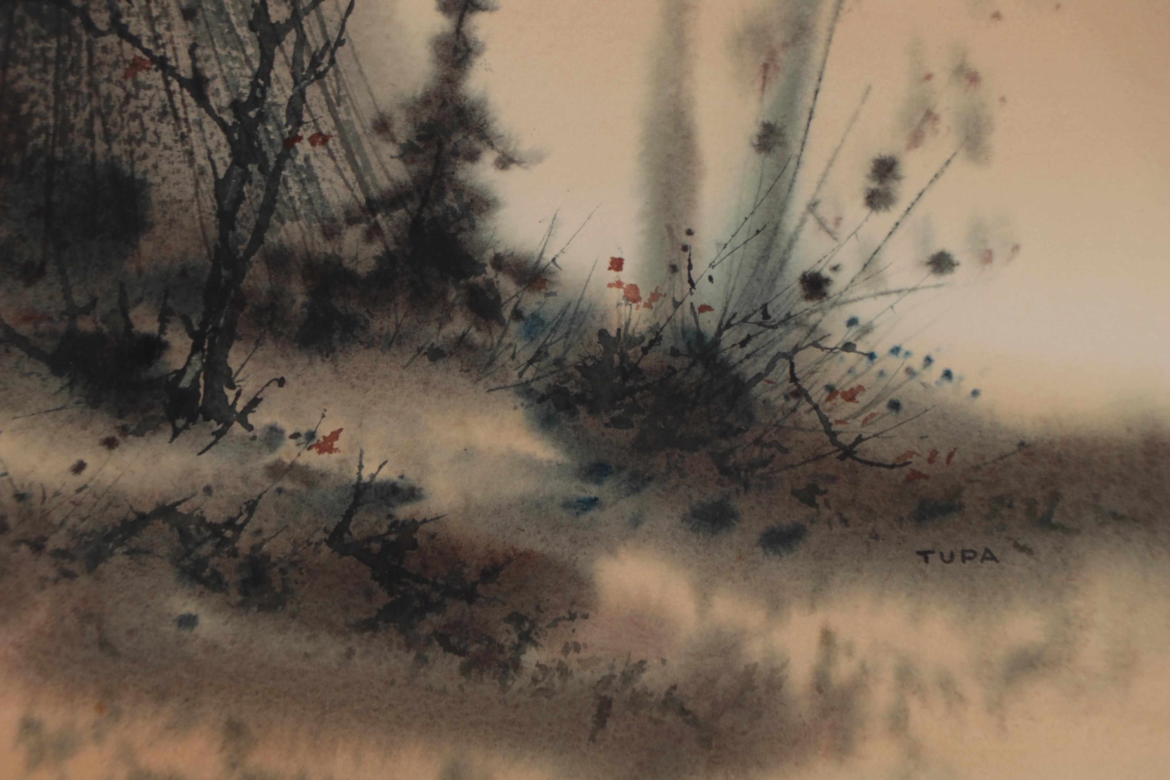 John Tupa Landscape Watercolor Painting
