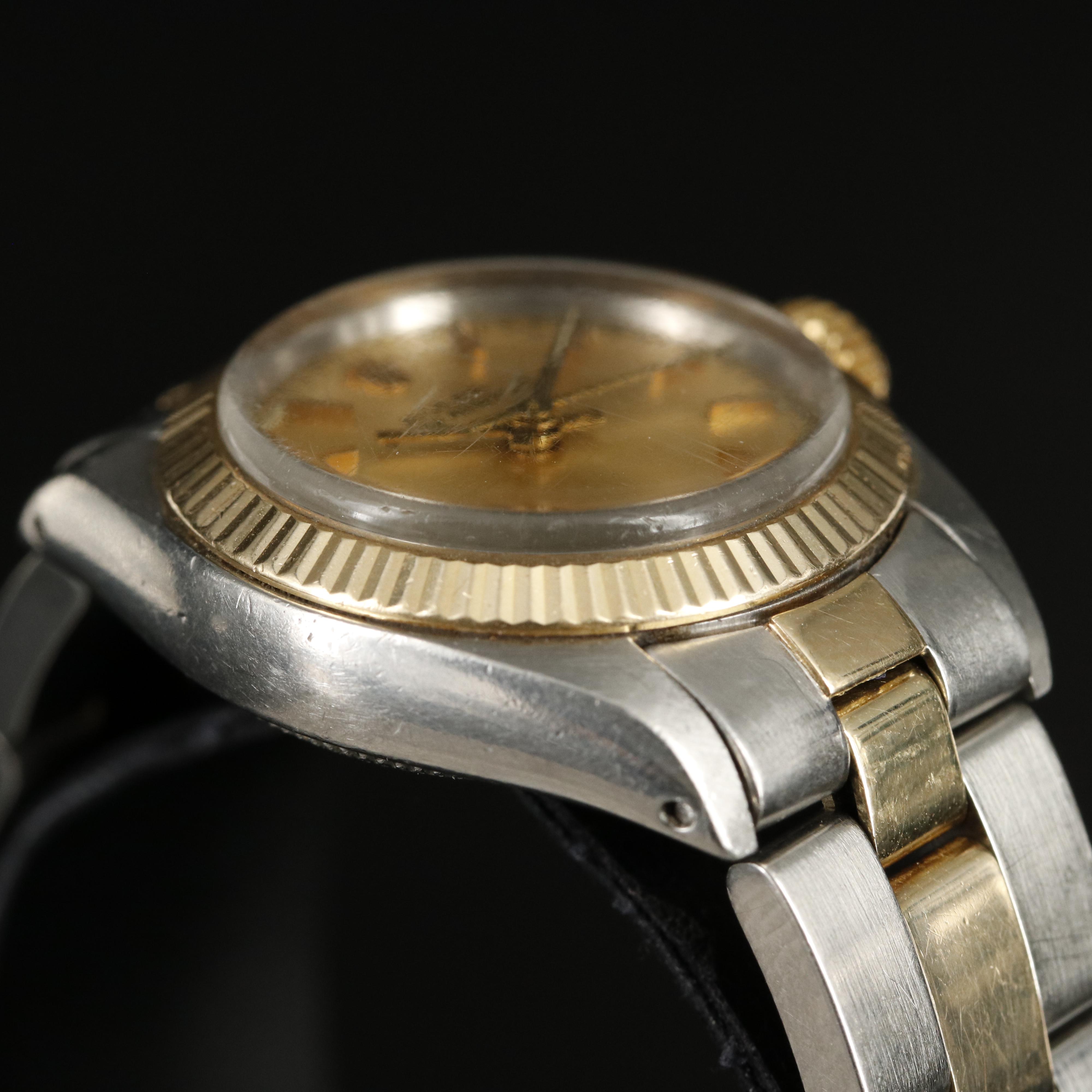 Rolex Oyster Perpetual 14K and Stainless Steel Watch