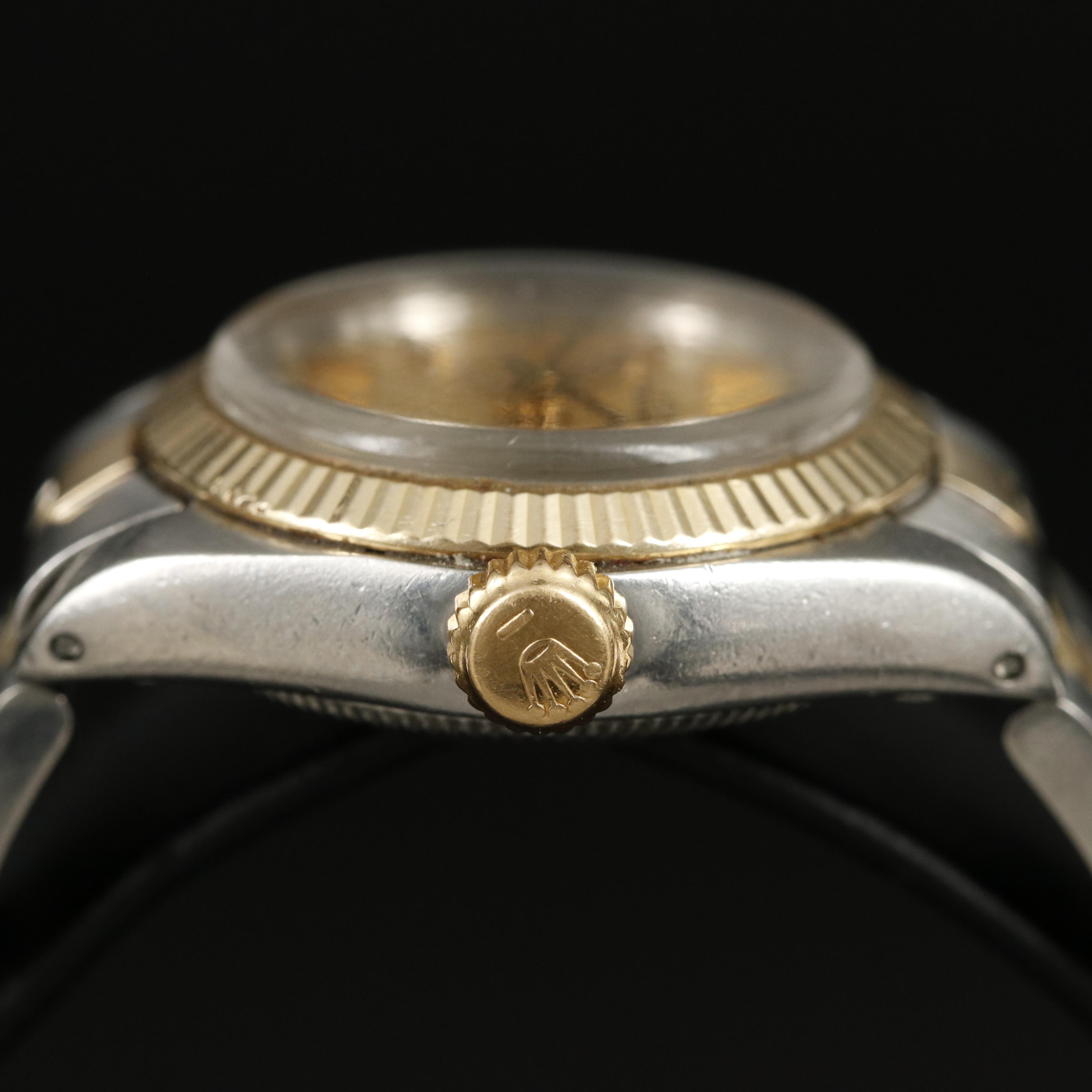 Rolex Oyster Perpetual 14K and Stainless Steel Watch