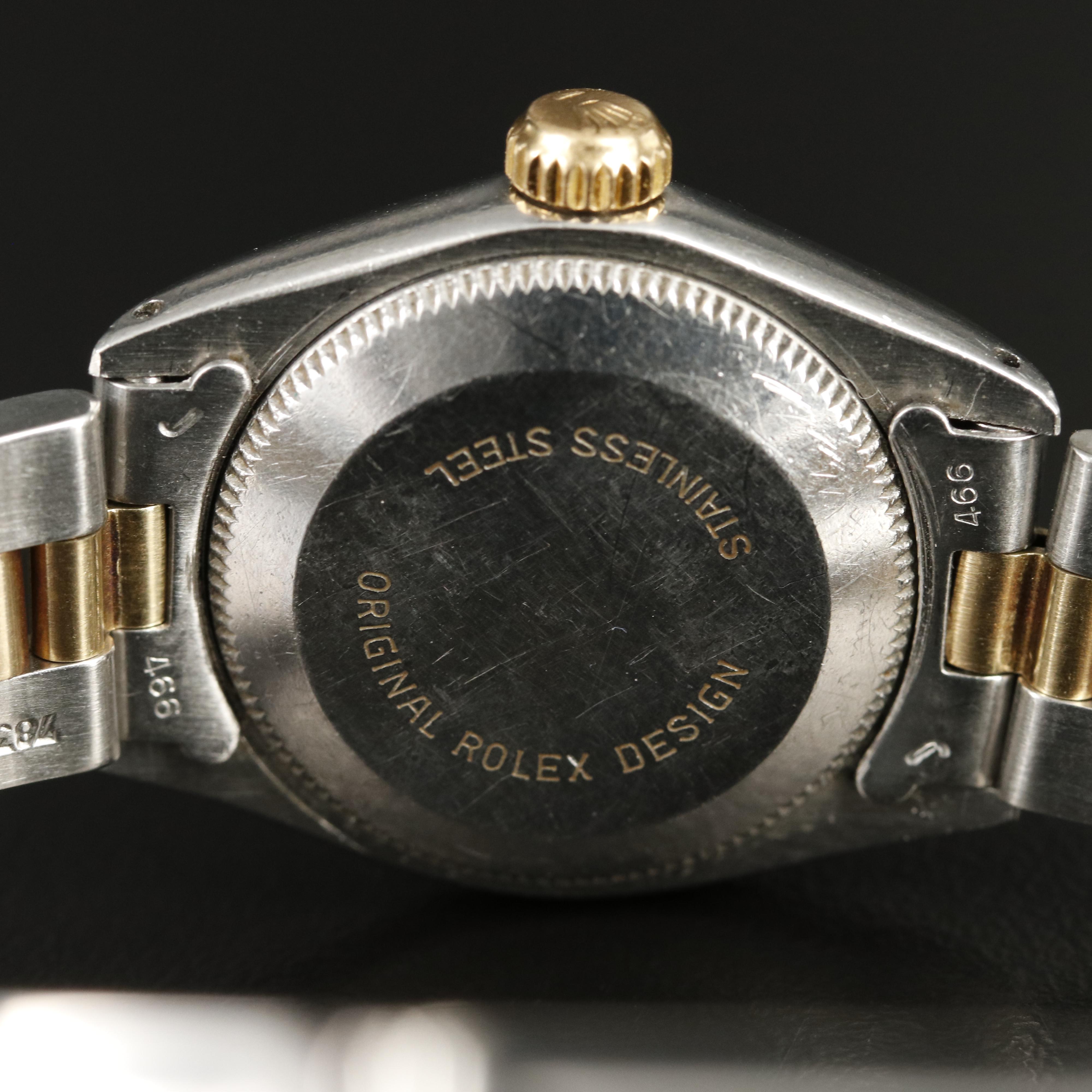 Rolex Oyster Perpetual 14K and Stainless Steel Watch