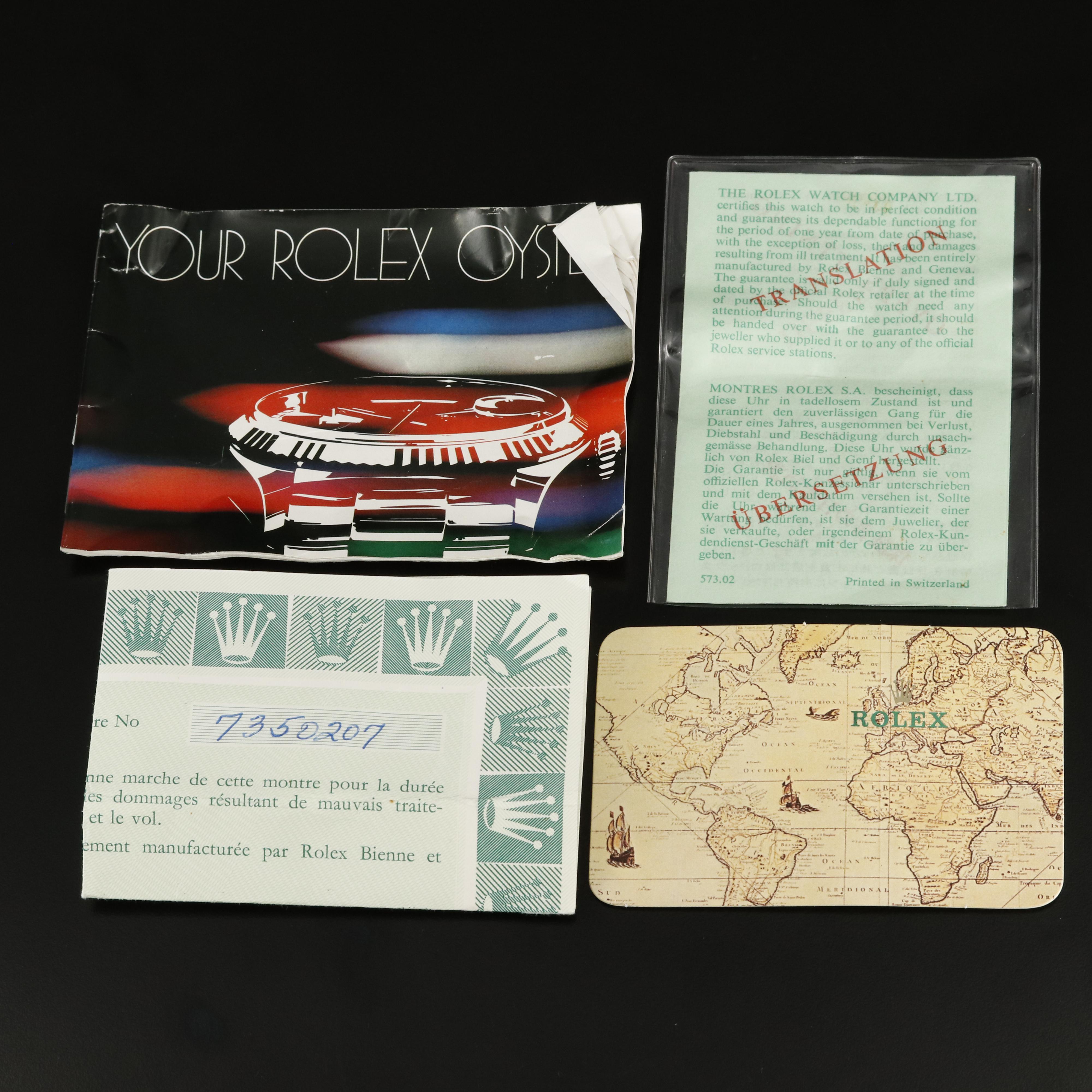 Rolex Oyster Perpetual 14K and Stainless Steel Watch