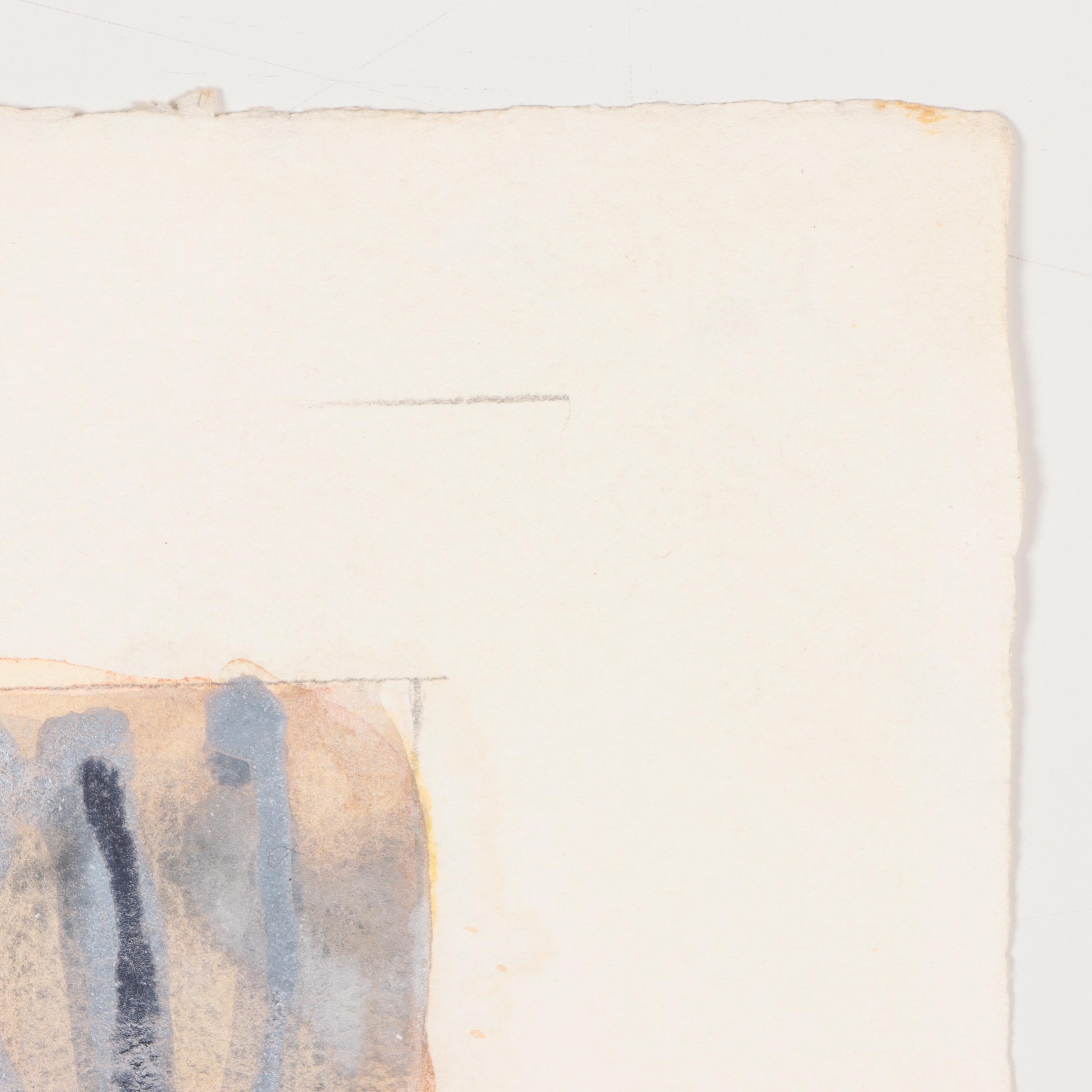 Walter Sorge Watercolor Painting of Horses