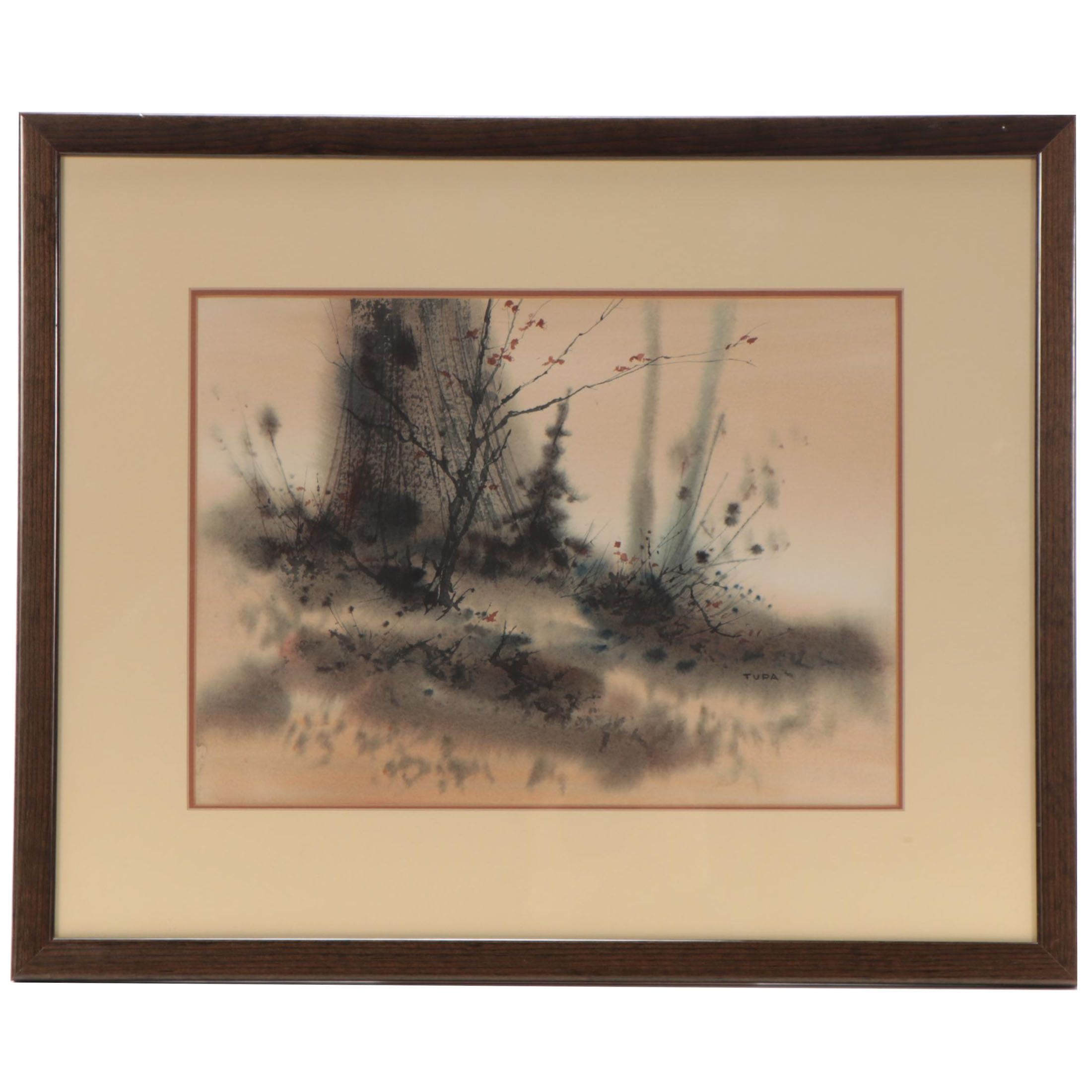 John Tupa Landscape Watercolor Painting