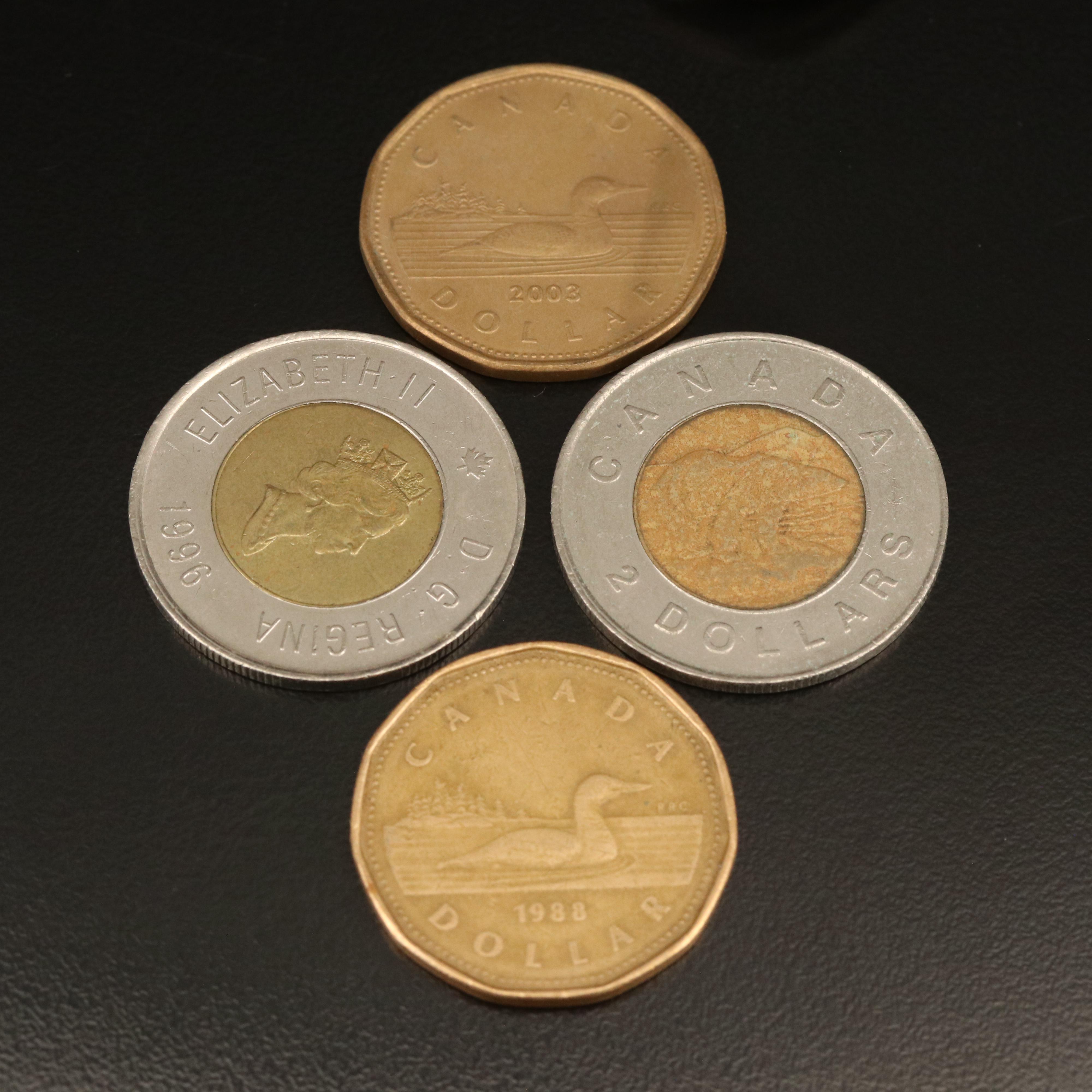Group of Modern Canadian Coins