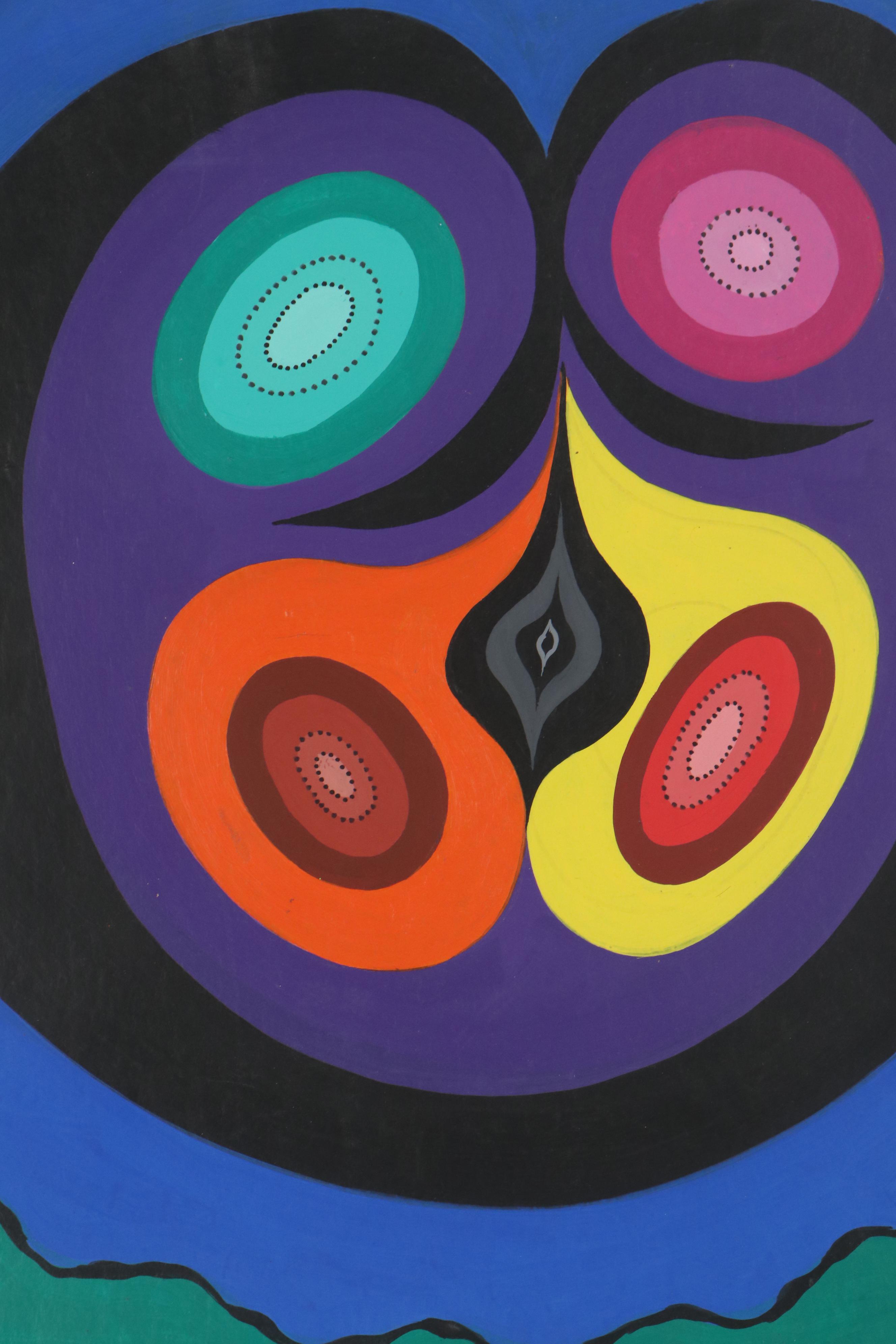 Achillo "Achi" Sullo Abstract Oil Painting