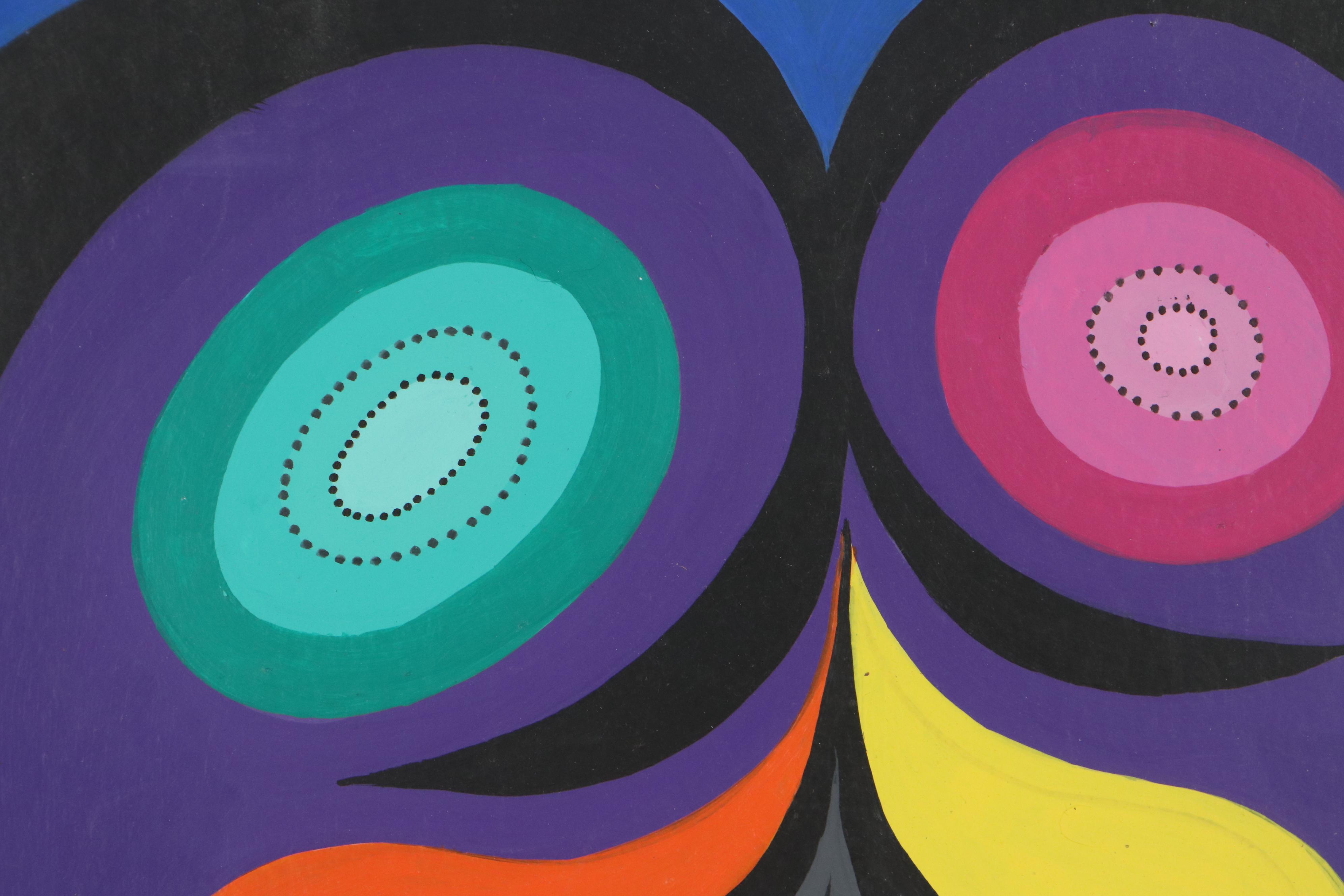 Achillo "Achi" Sullo Abstract Oil Painting