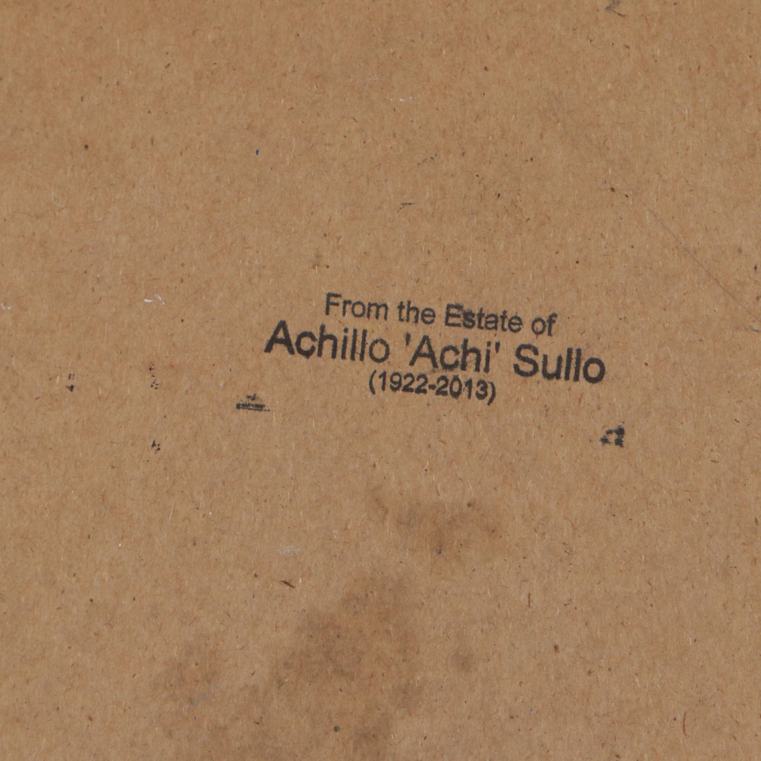 Achillo "Achi" Sullo Abstract Oil Painting