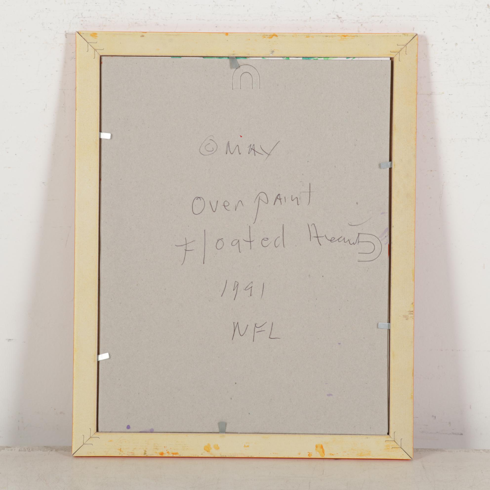 Embellished Offset Lithograph After Peter Max "Valentine"