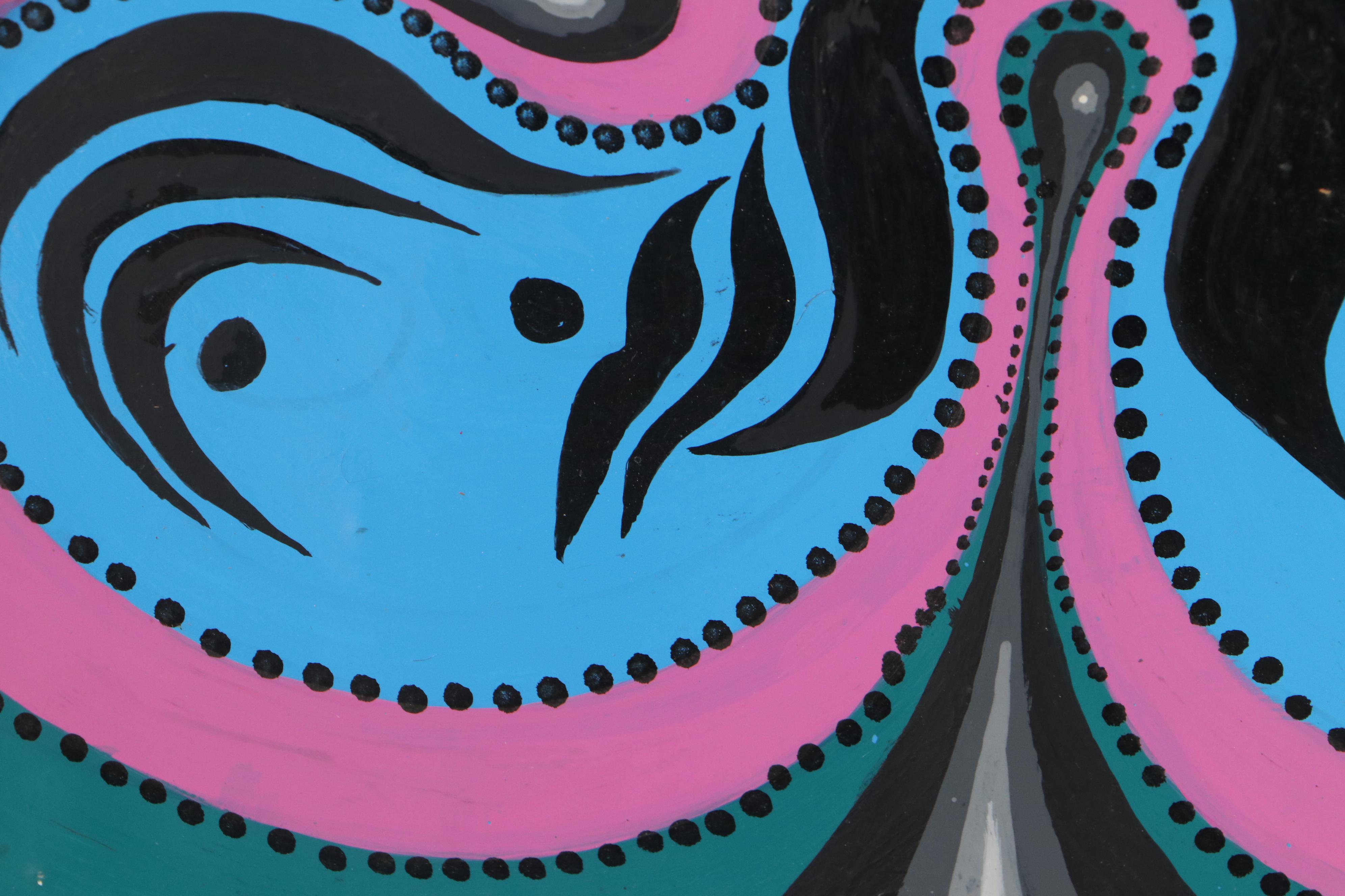 Achillo “Achi” Sullo Abstract Acrylic Painting