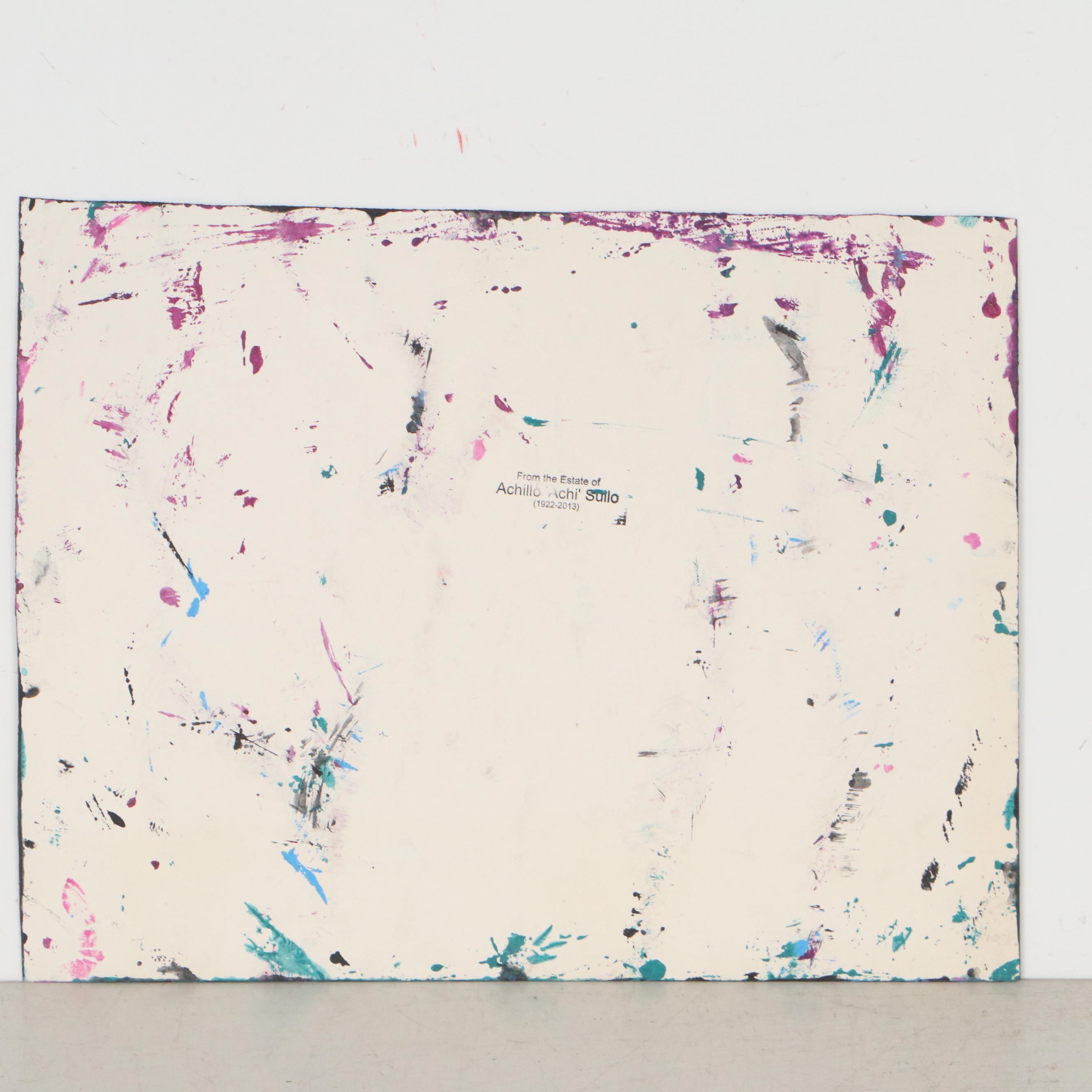 Achillo “Achi” Sullo Abstract Acrylic Painting