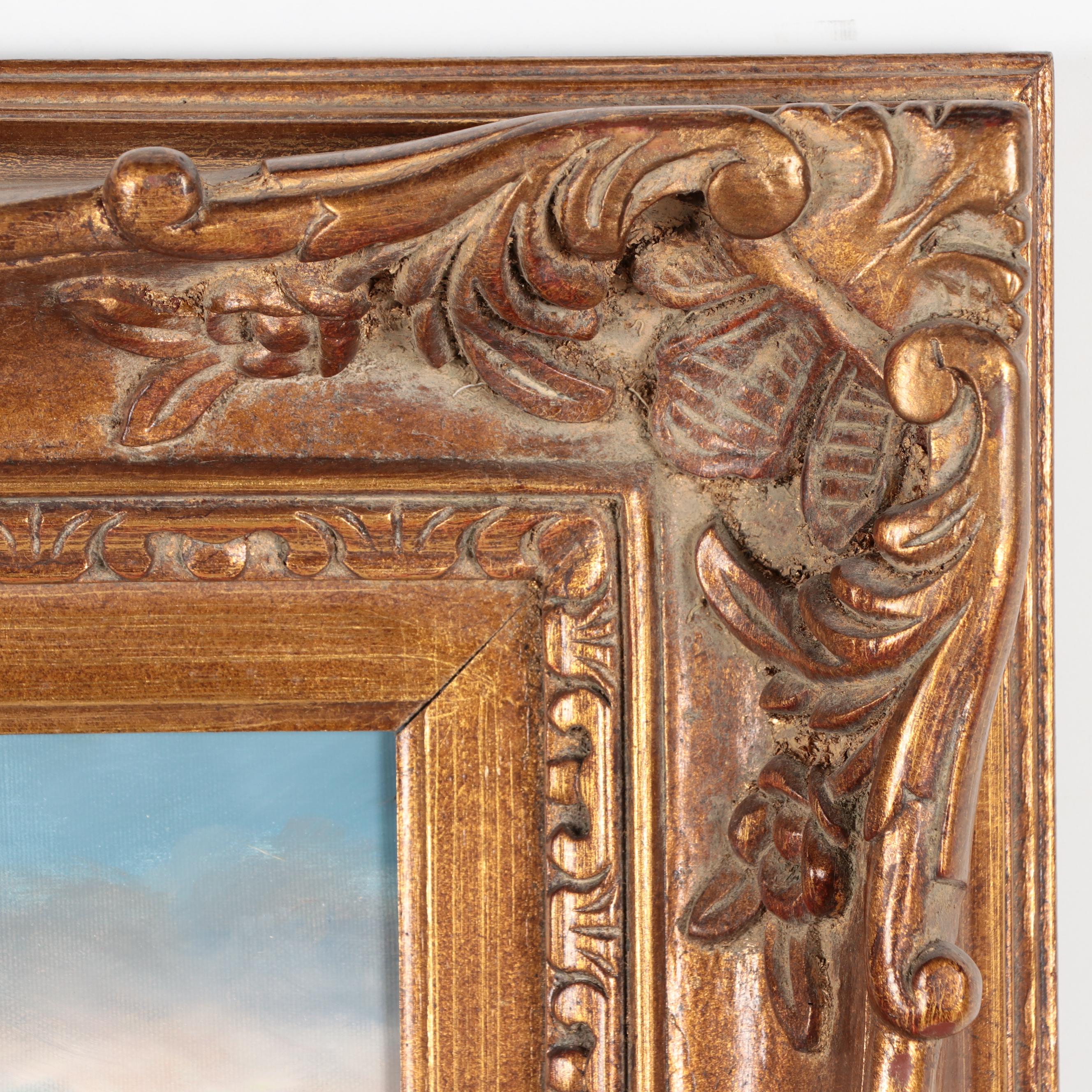 Daryl Garth Landscape Oil Painting, Circa 2000