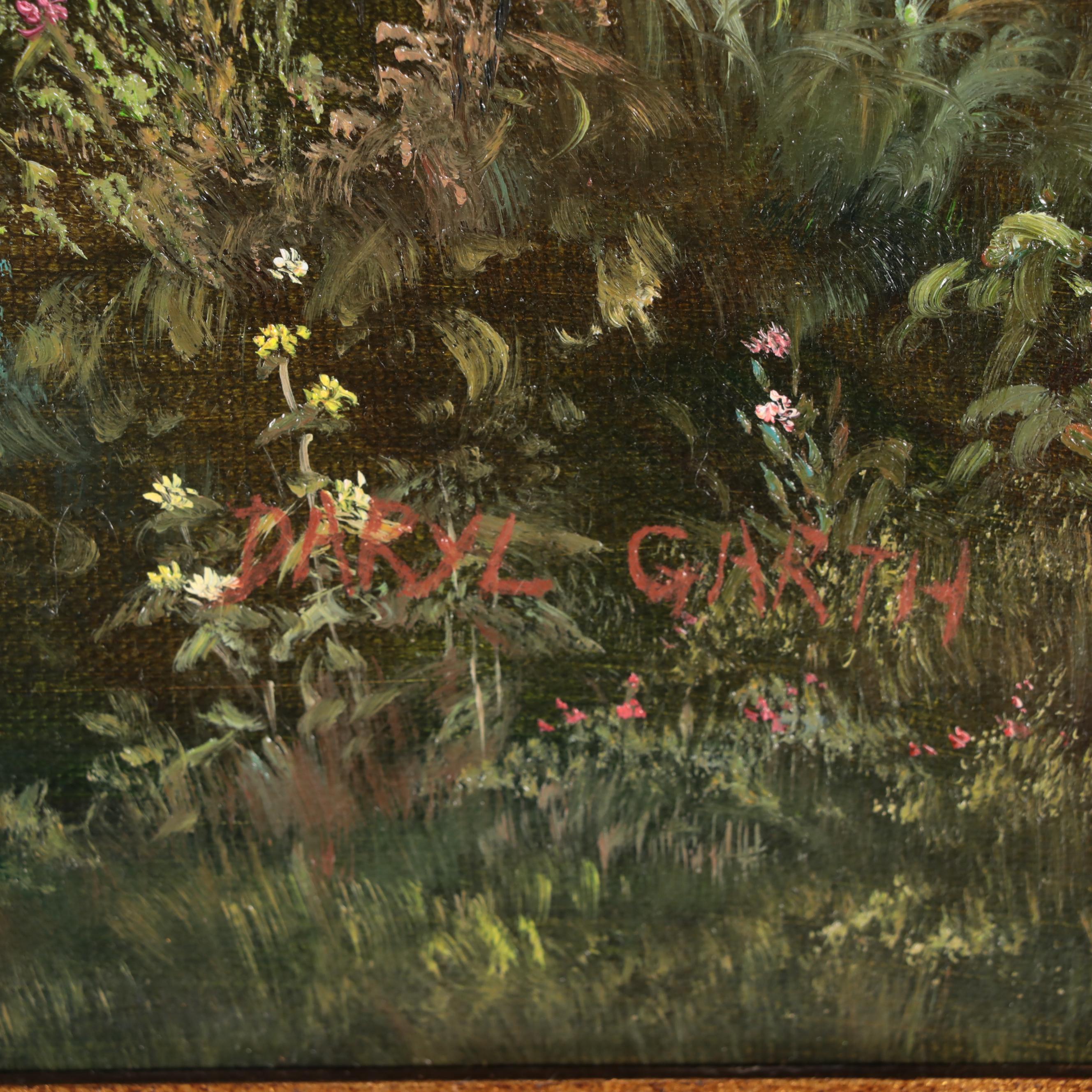 Daryl Garth Landscape Oil Painting, Circa 2000