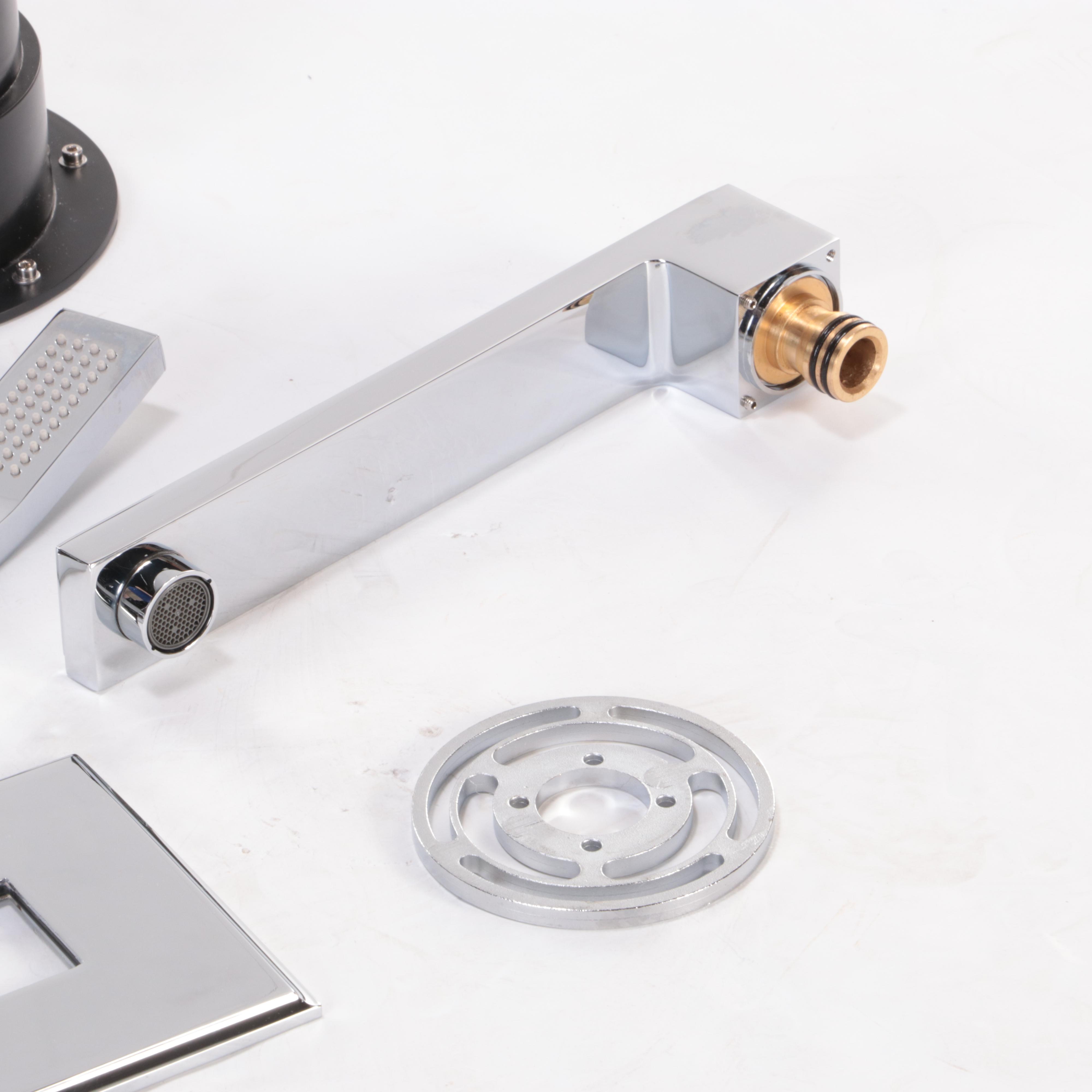 Chrome Freestanding Tub Faucet and Hand Shower