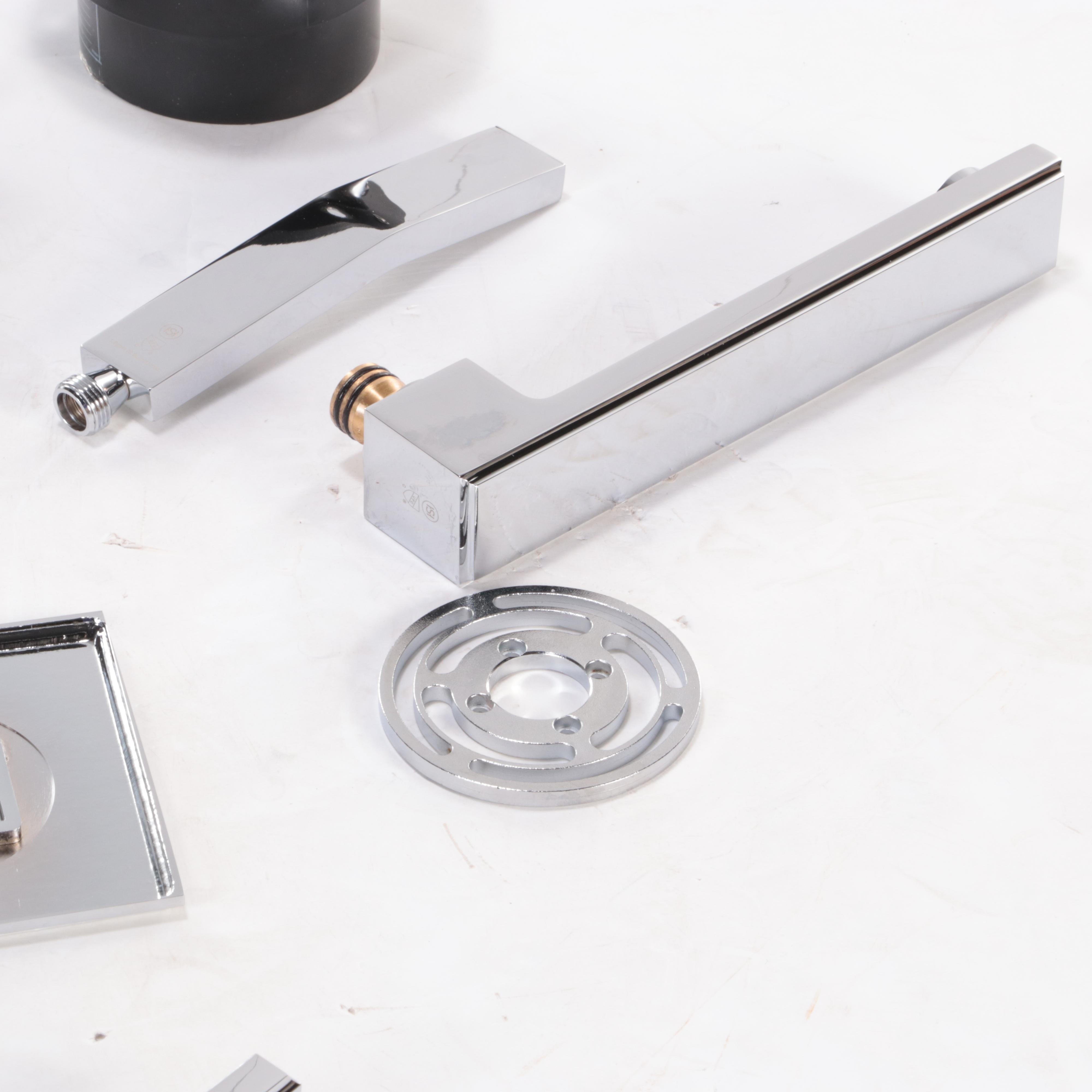 Chrome Freestanding Tub Faucet and Hand Shower