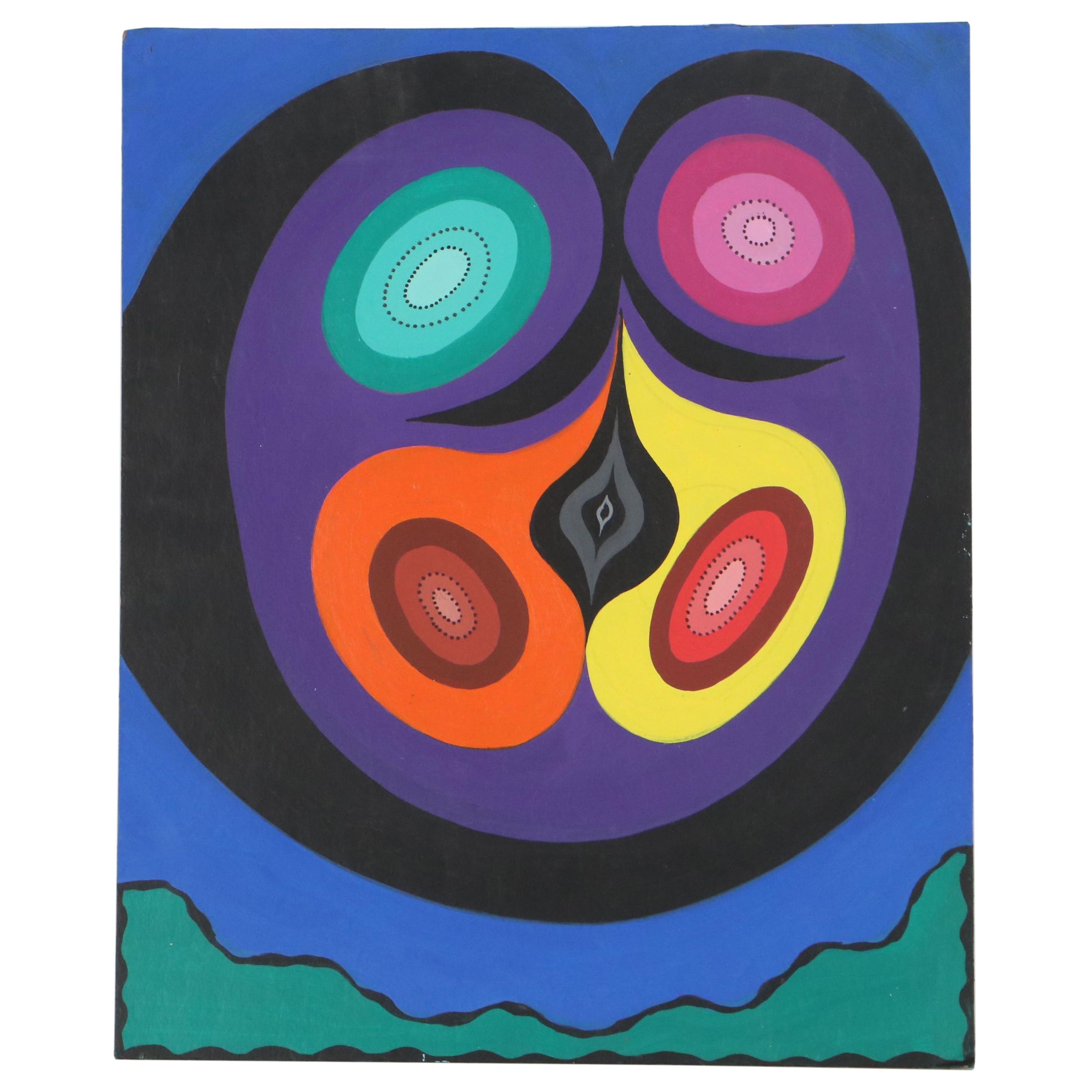 Achillo "Achi" Sullo Abstract Oil Painting