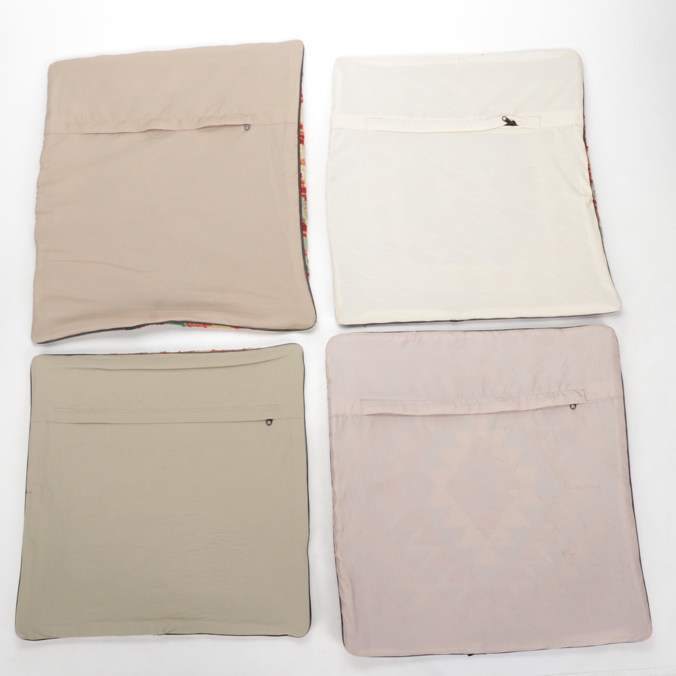 Handwoven Kilim Face Throw Pillow Covers