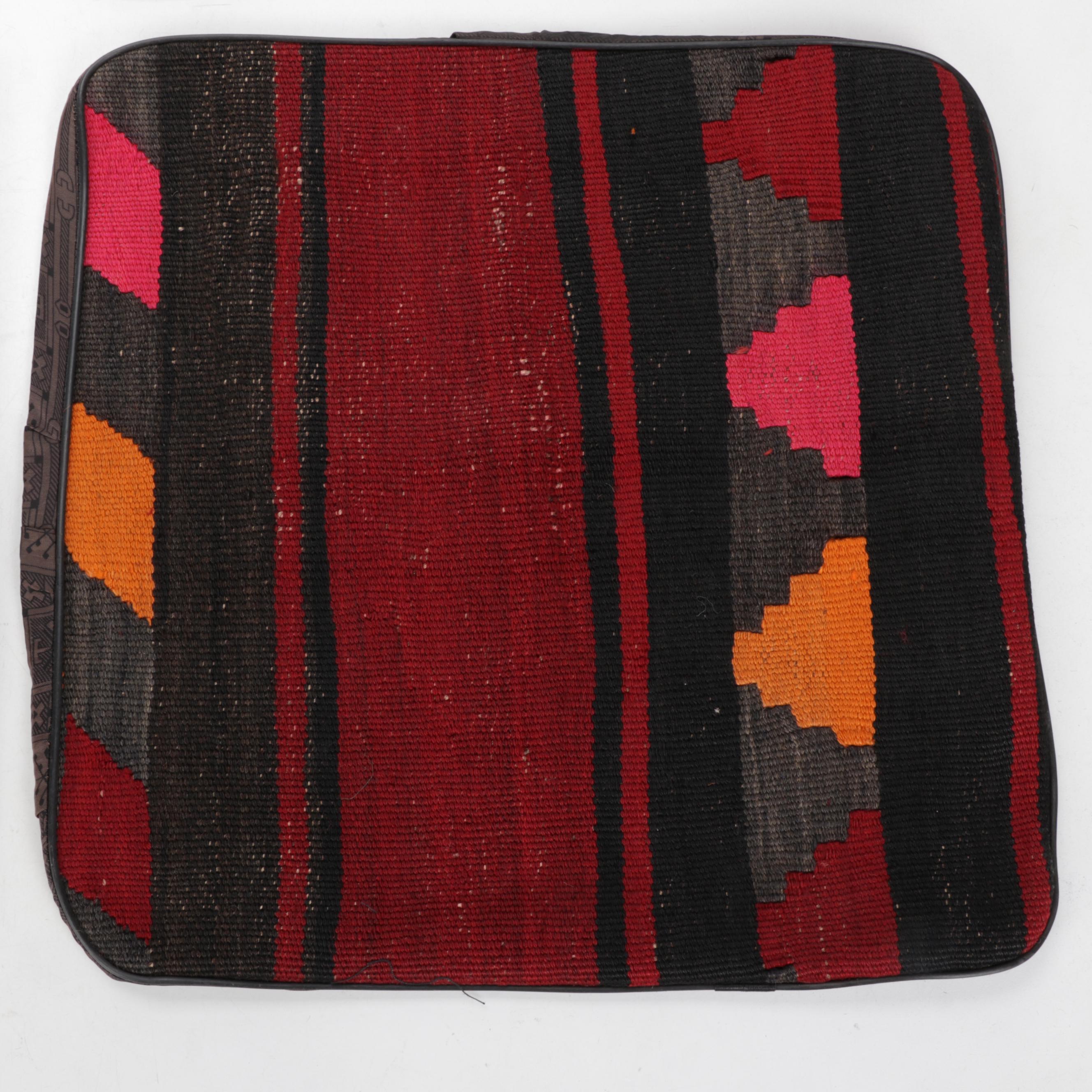 Handwoven Kilim Face Throw Pillow Covers