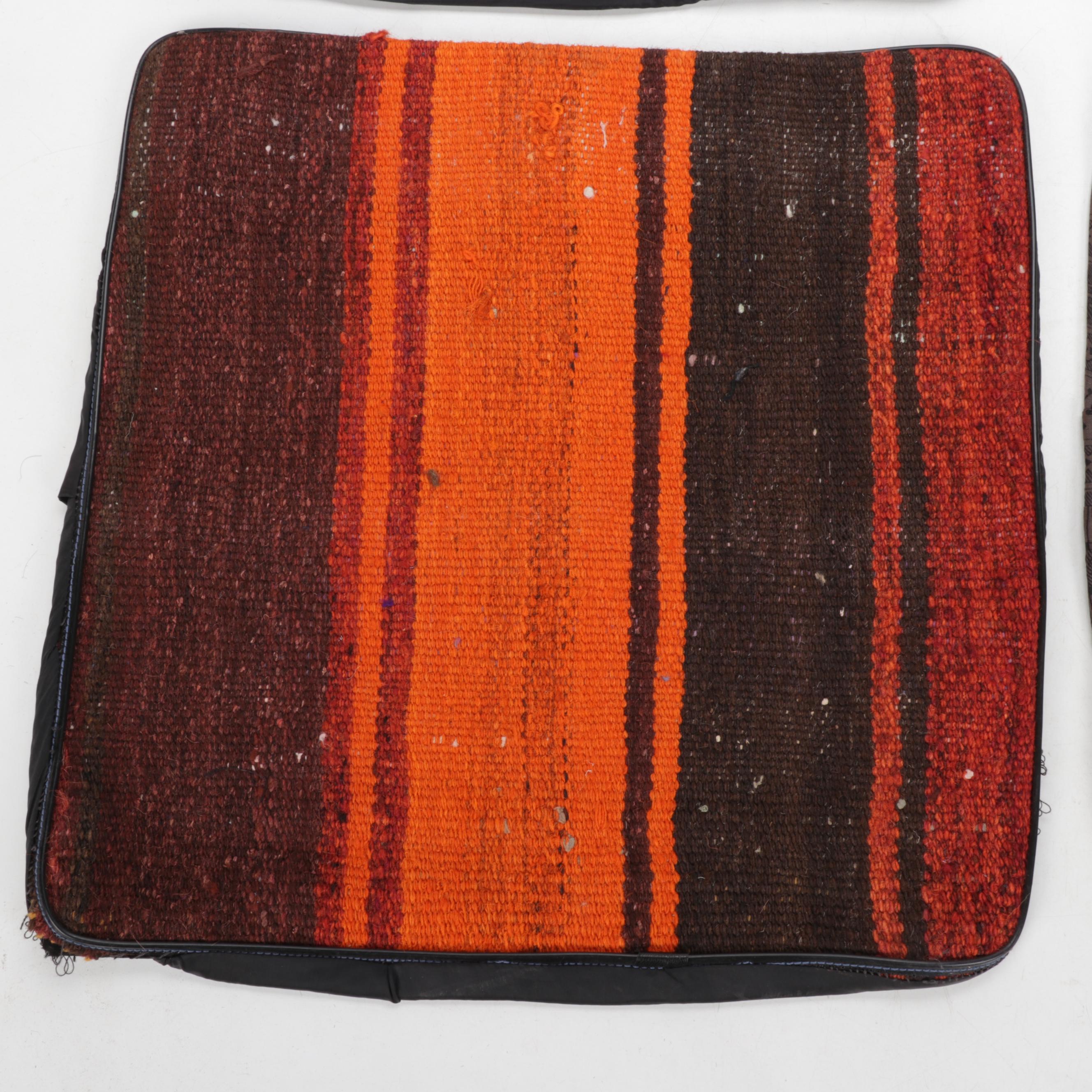 Handwoven Kilim Face Throw Pillow Covers