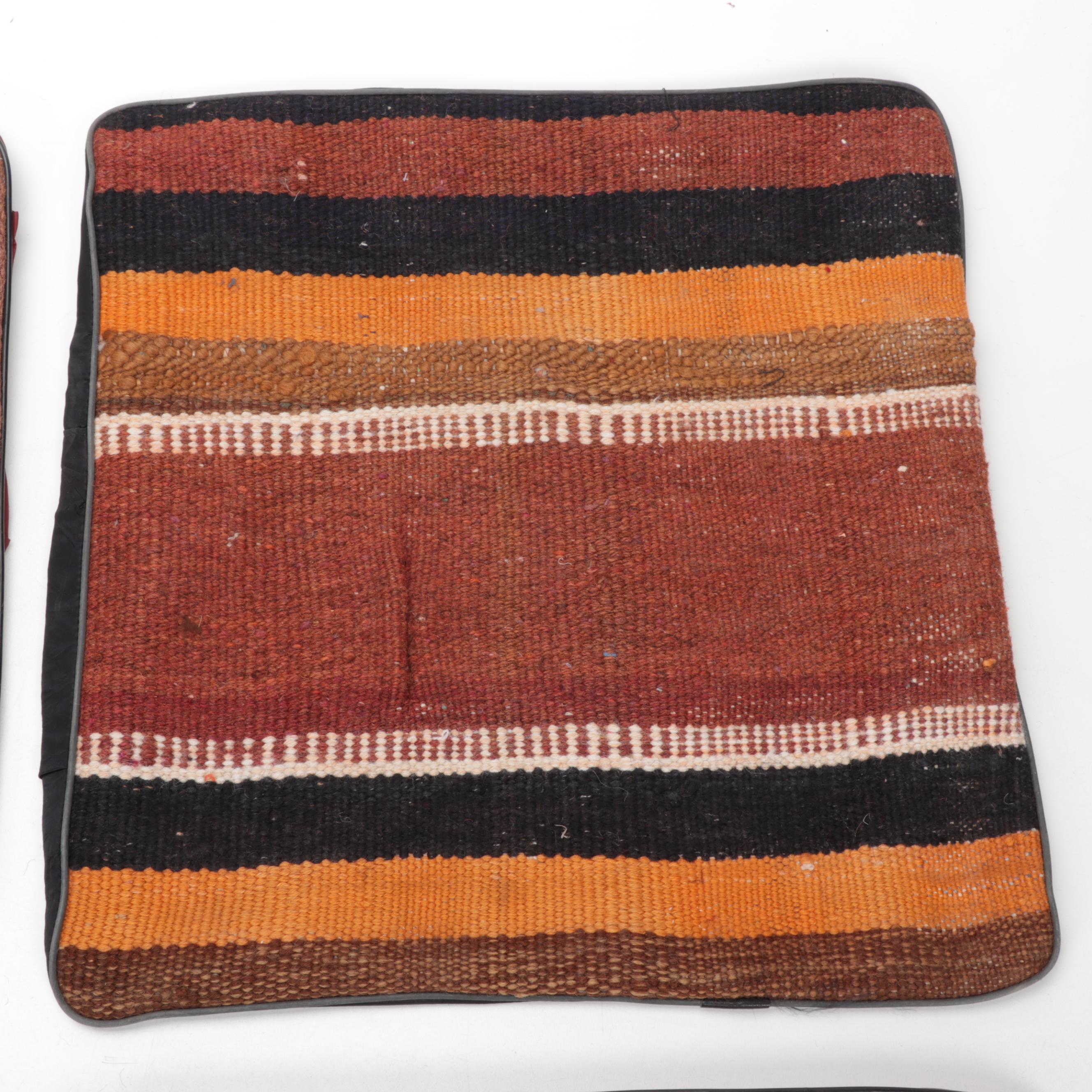Handwoven Kilim Face Throw Pillow Covers