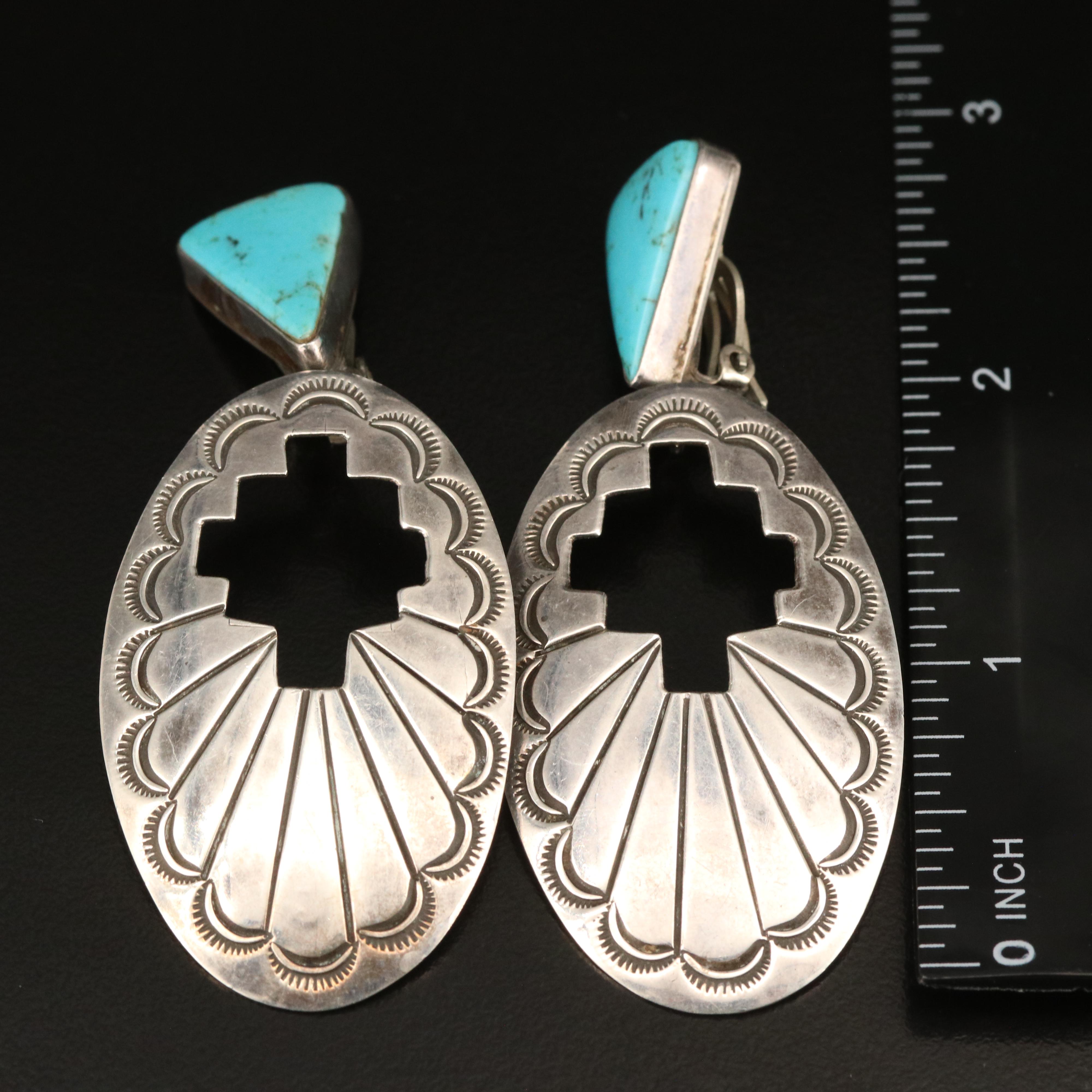 Sterling Coral, Turquoise and Spiny Oyster Earring Selection