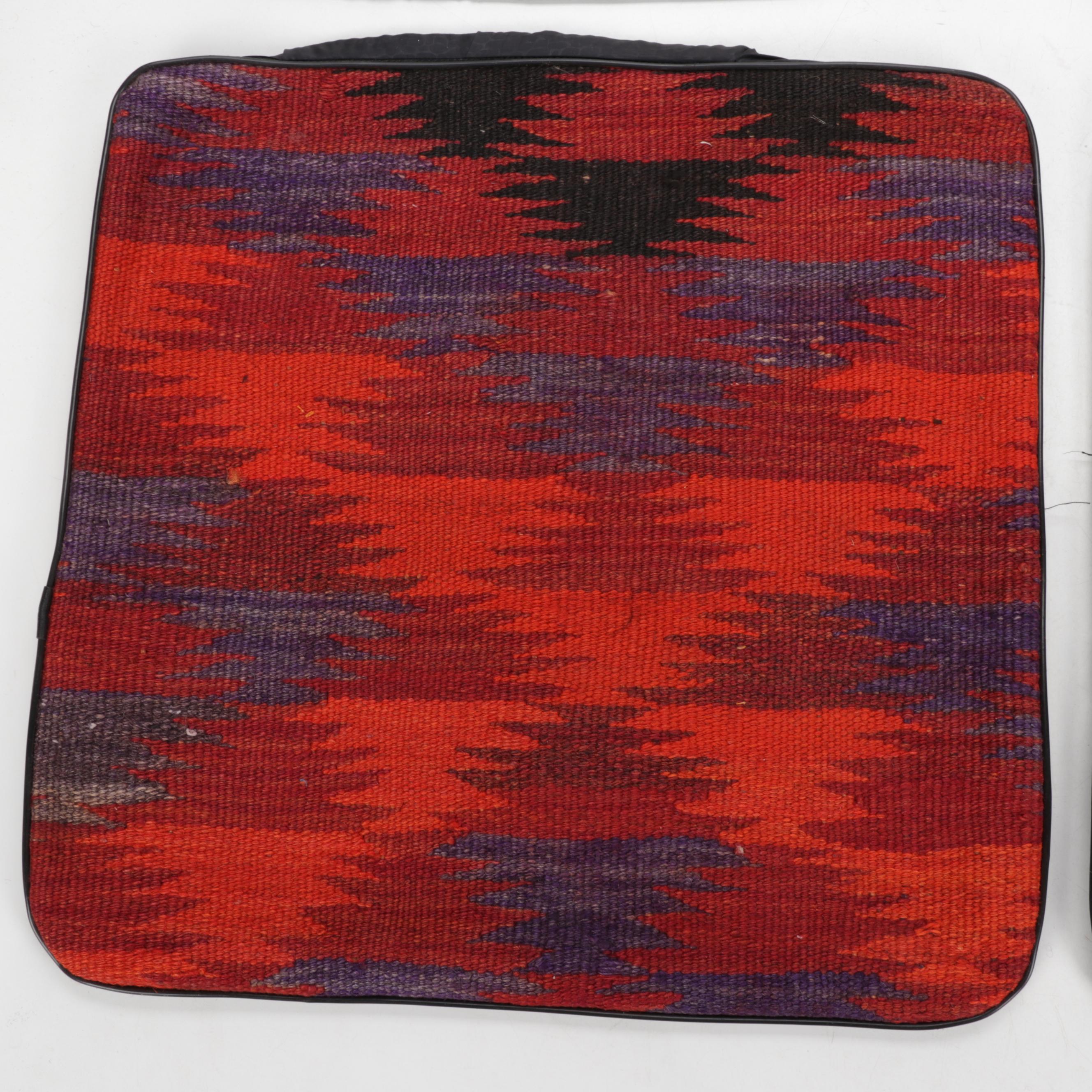Handwoven Kilim Face Throw Pillow Covers