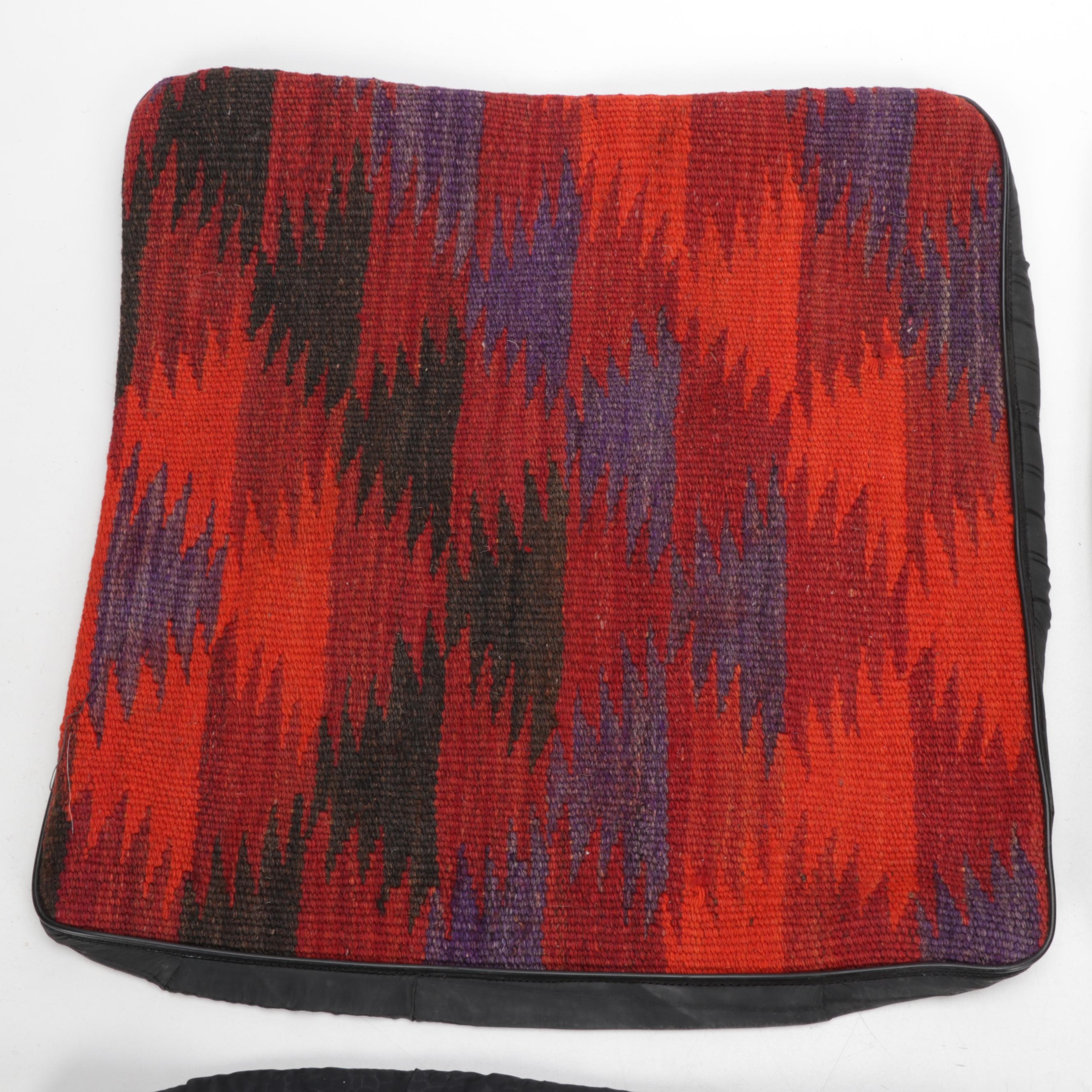 Handwoven Kilim Face Throw Pillow Covers