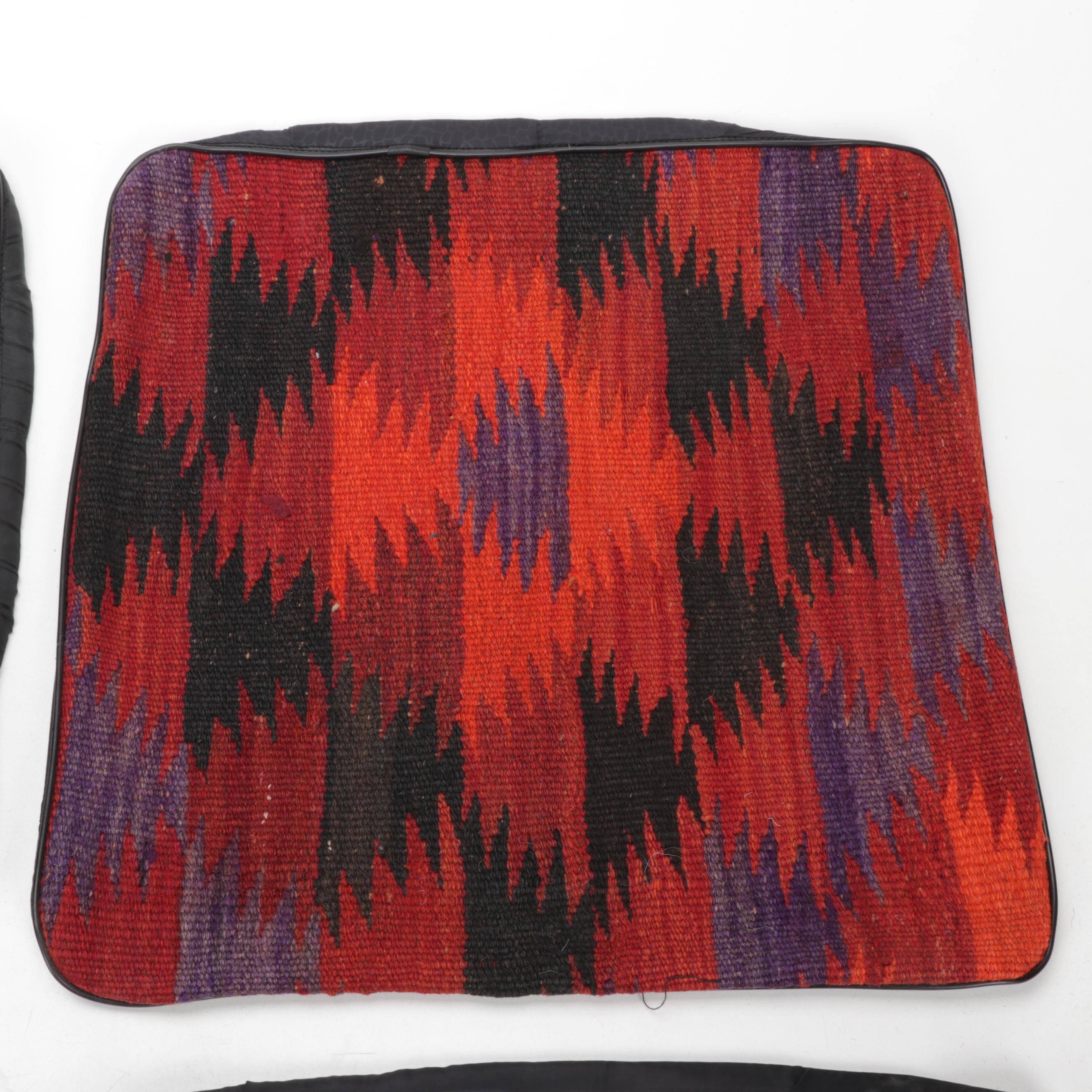 Handwoven Kilim Face Throw Pillow Covers