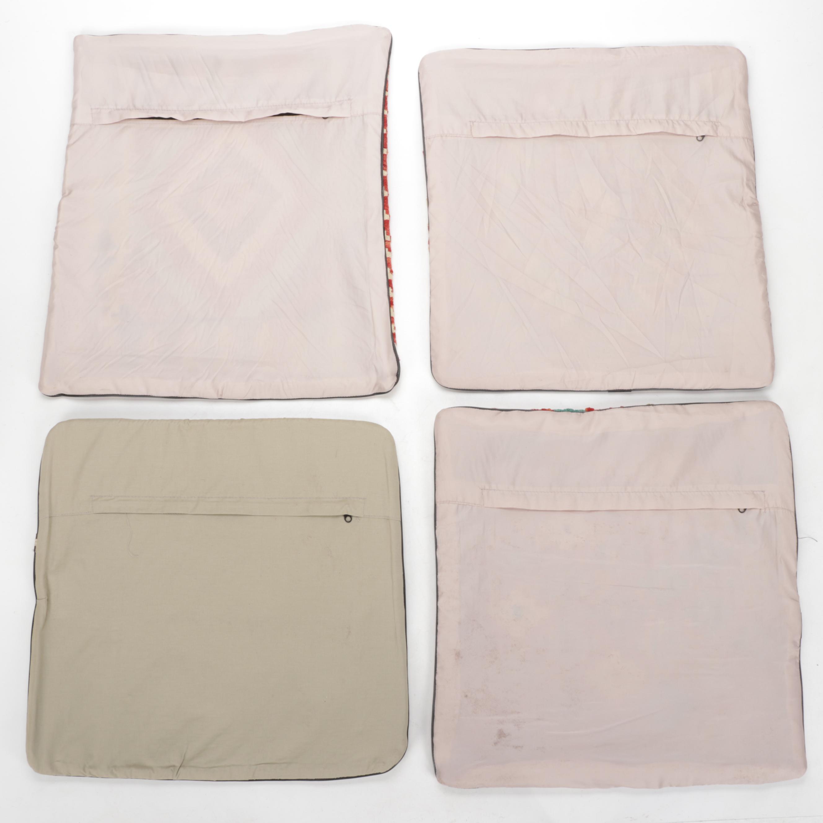 Handwoven Kilim Face Throw Pillow Covers