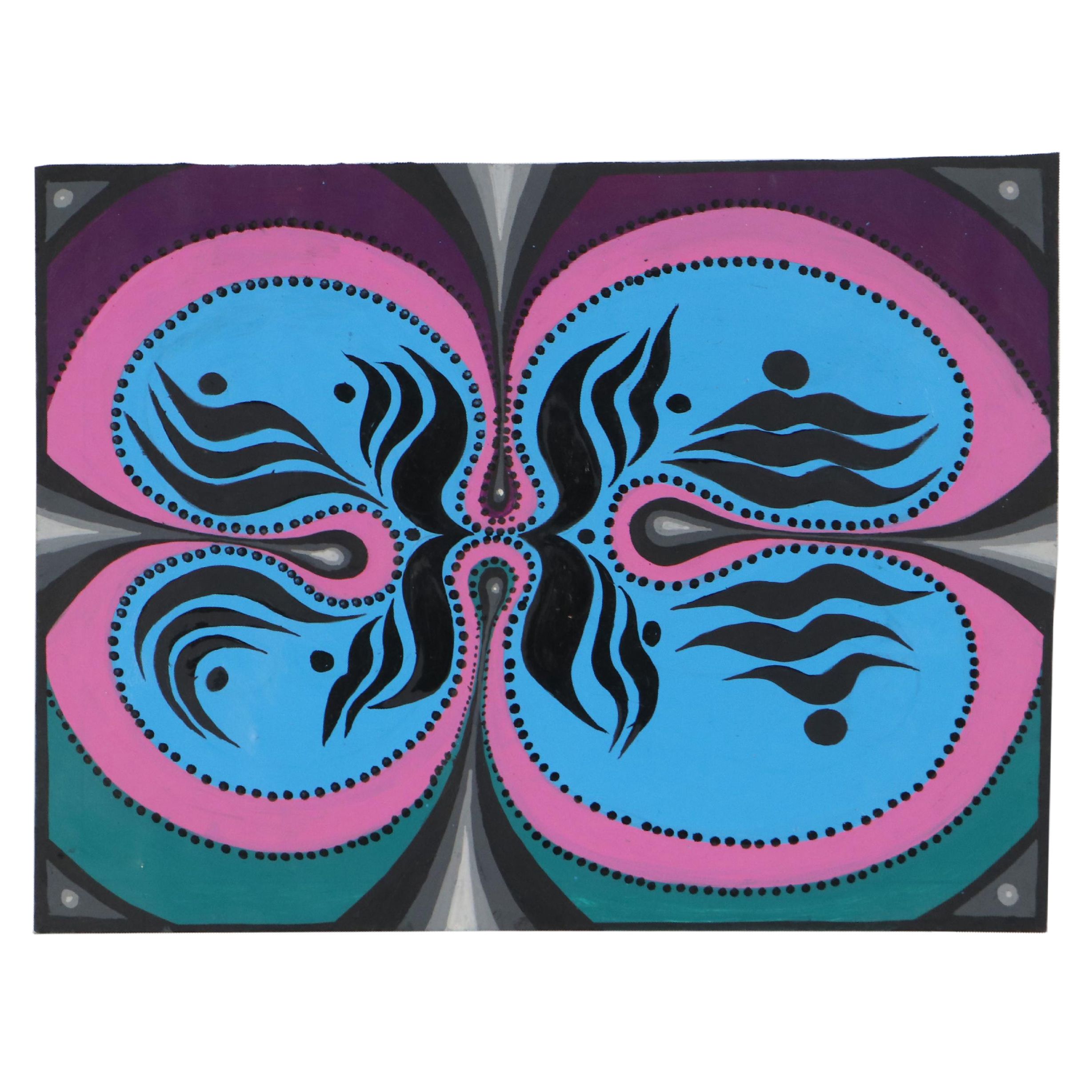 Achillo “Achi” Sullo Abstract Acrylic Painting