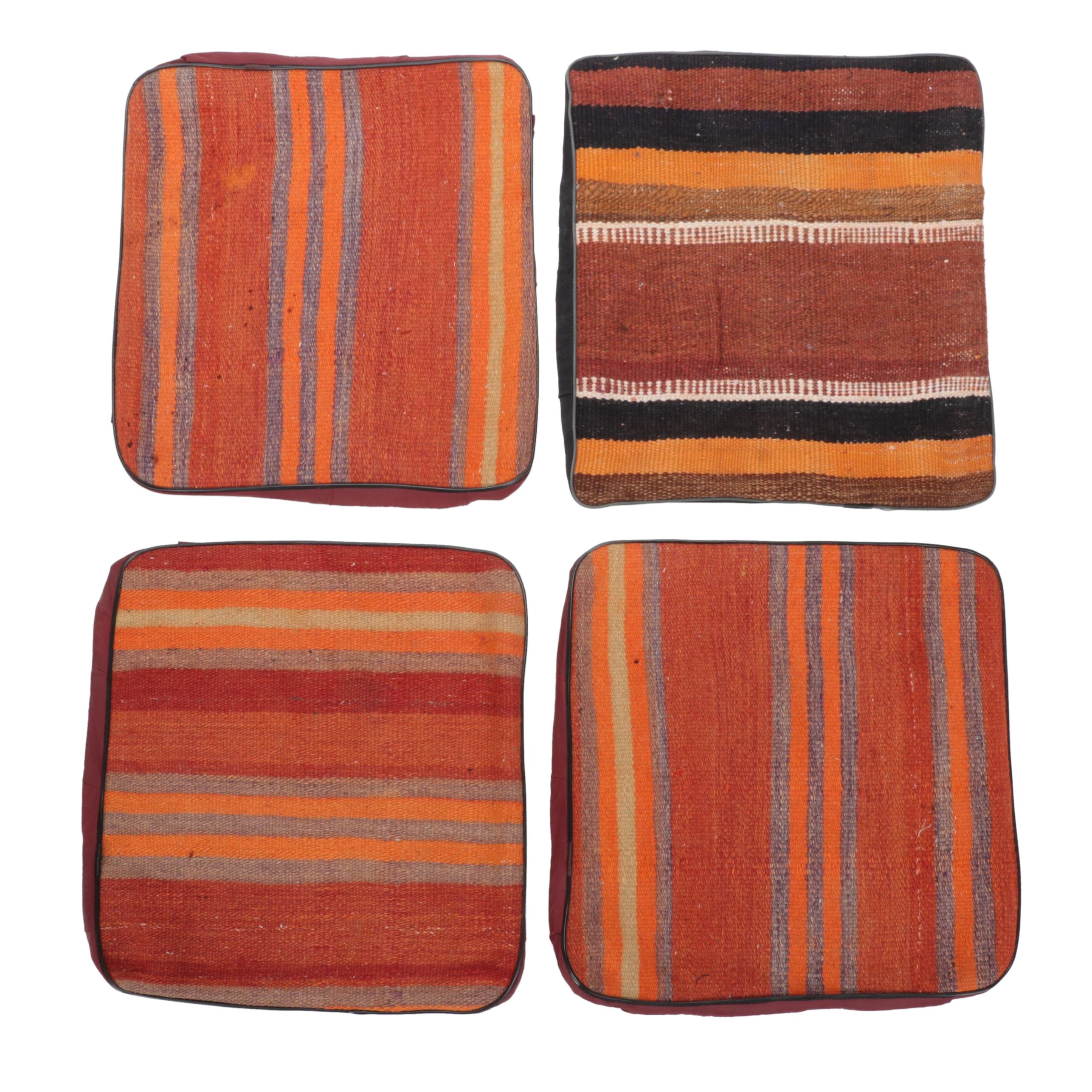 Handwoven Kilim Face Throw Pillow Covers
