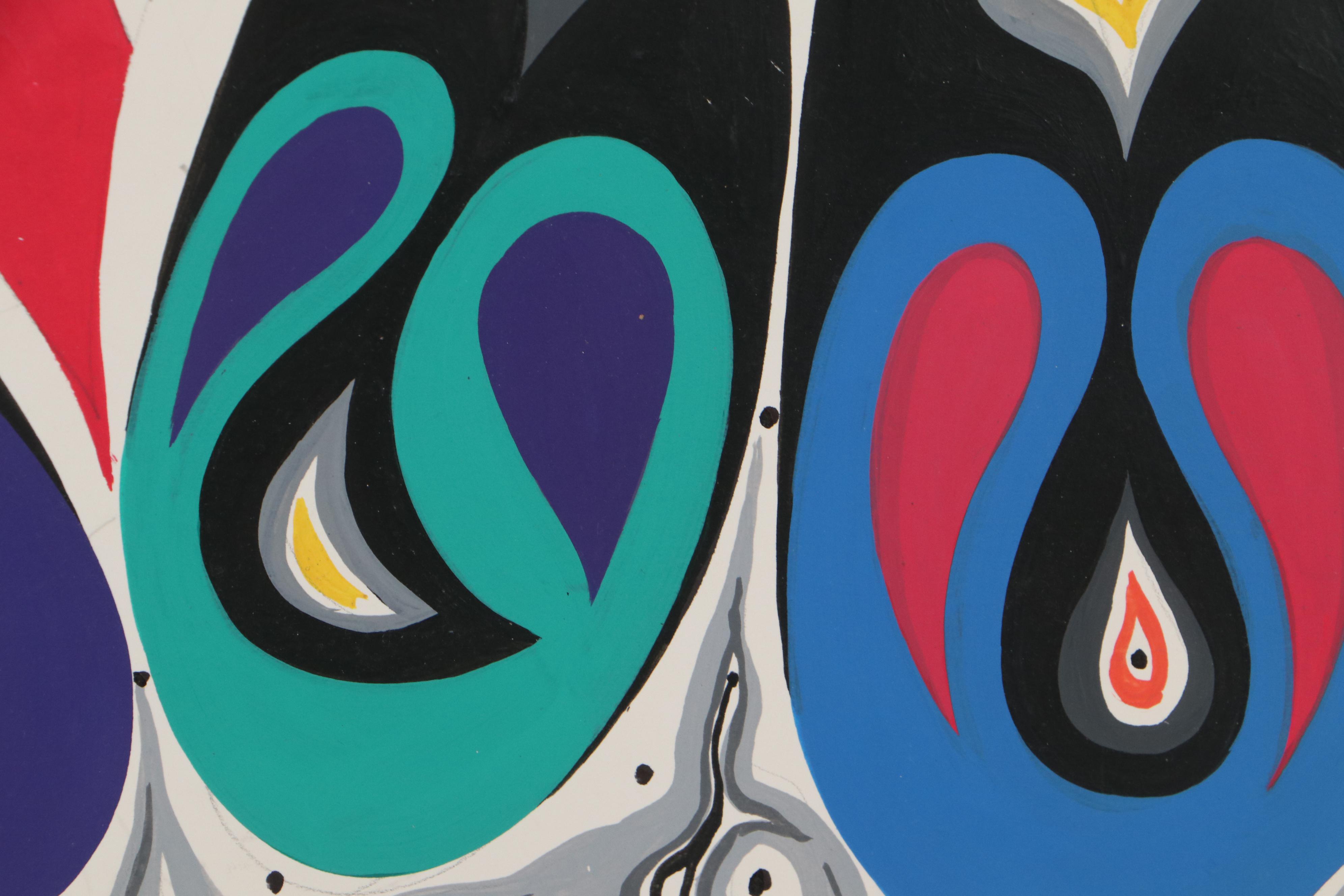 Achillo "Achi" Sullo Abstract Oil Painting