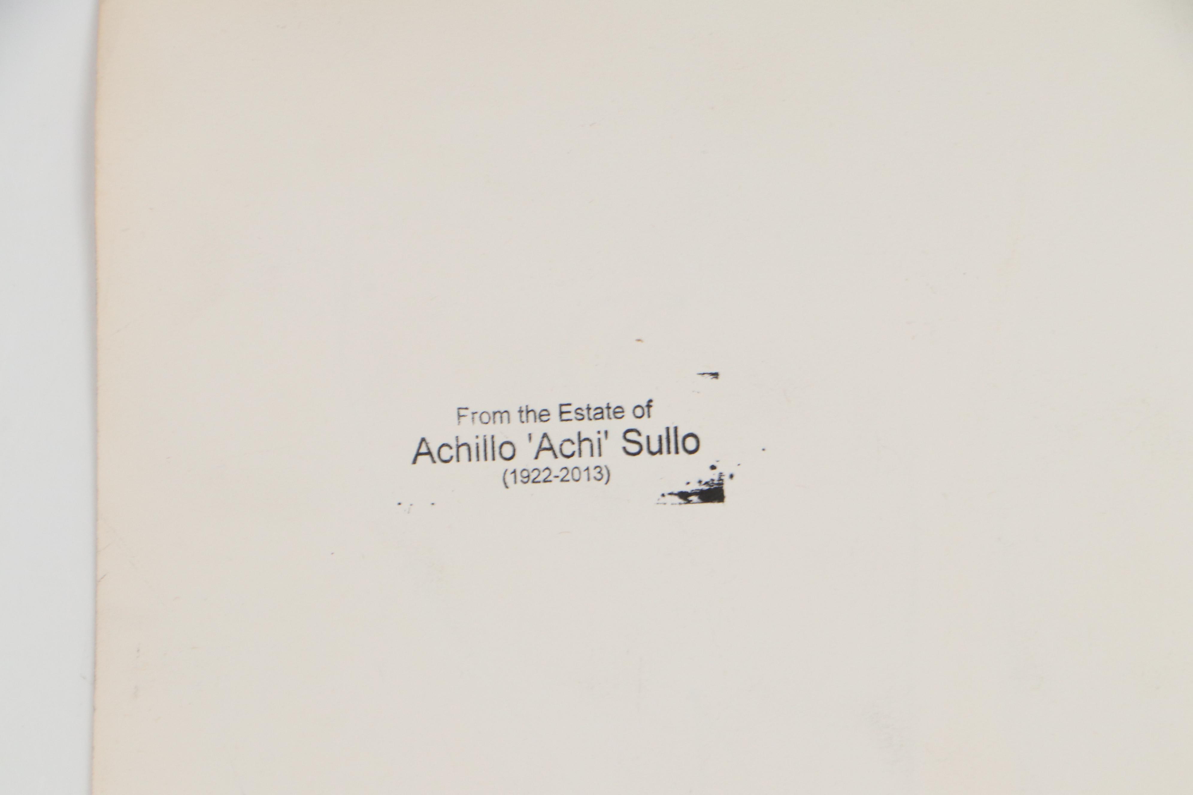 Achillo "Achi" Sullo Abstract Oil Painting