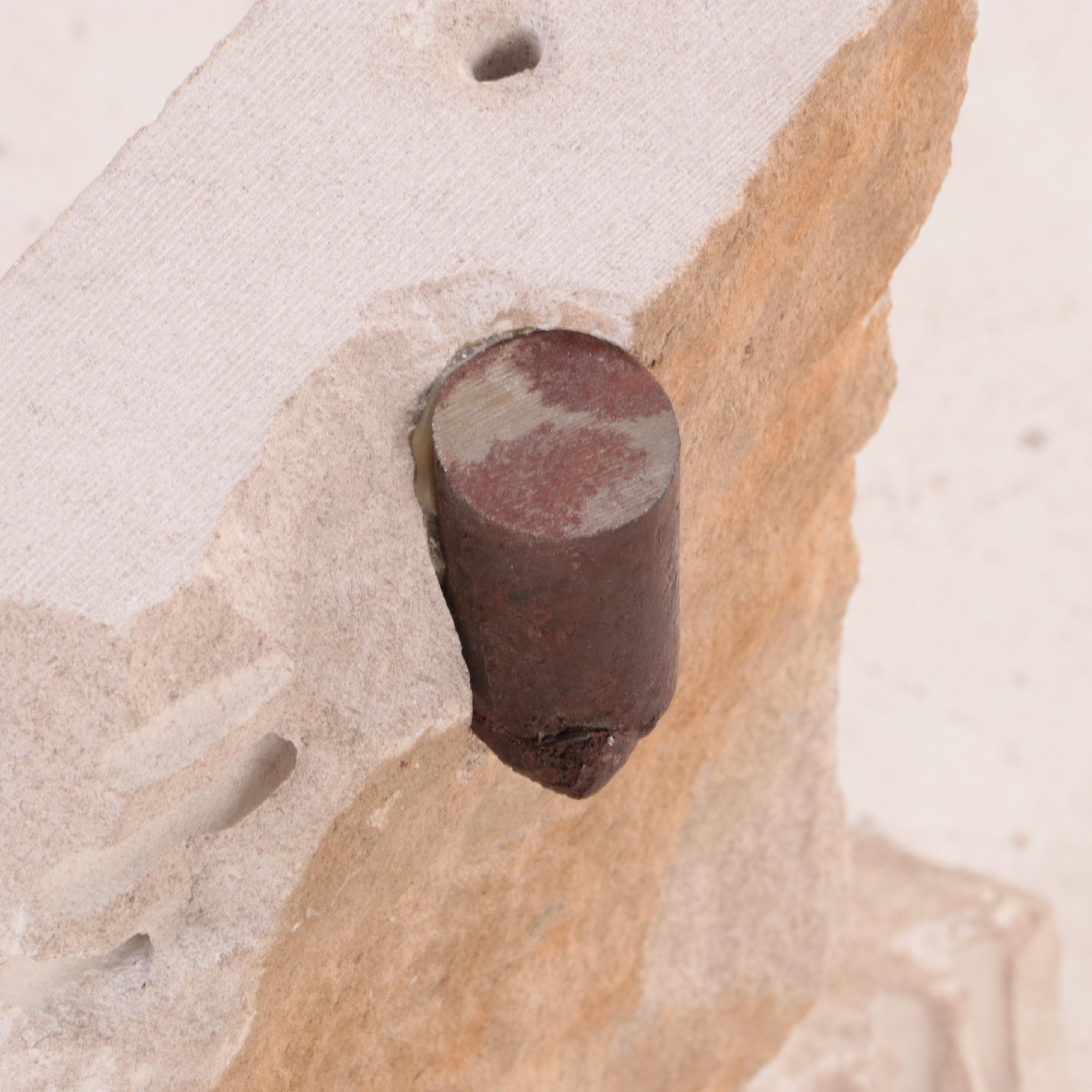 Carl Reed Stone and Steel Sculpture, 2001