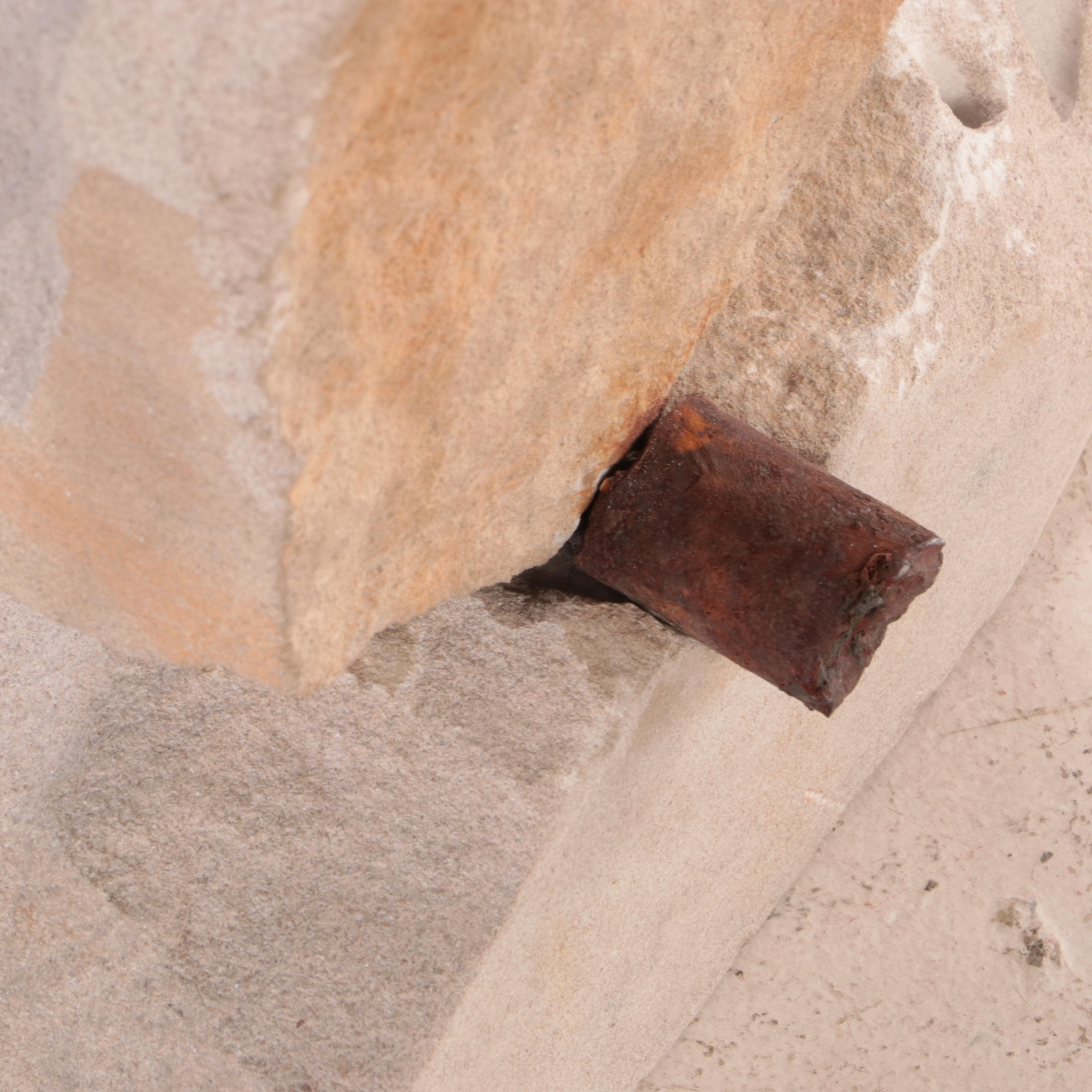 Carl Reed Stone and Steel Sculpture, 2001