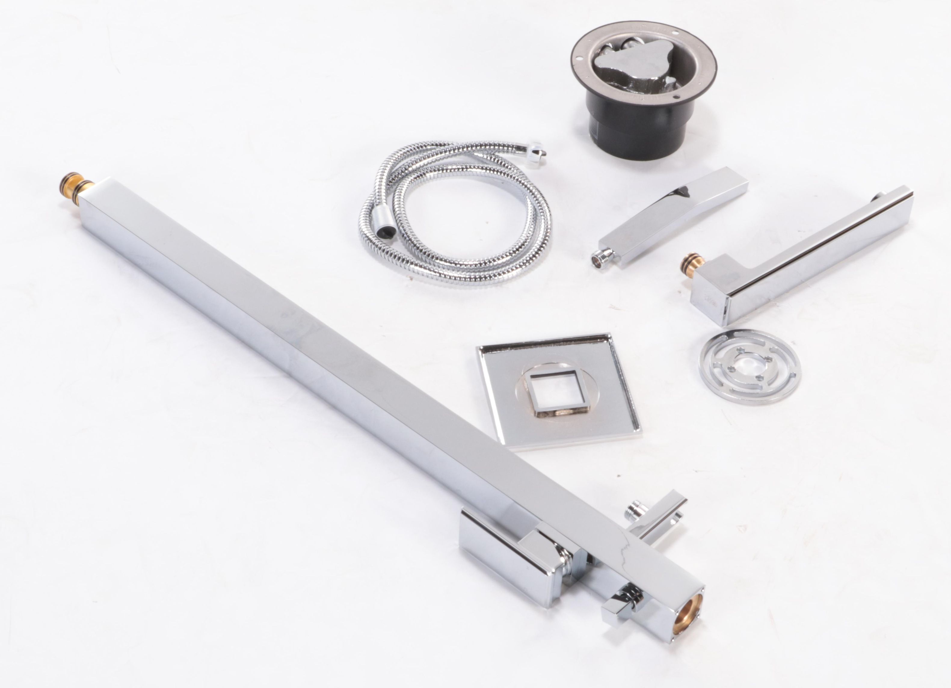 Chrome Freestanding Tub Faucet and Hand Shower