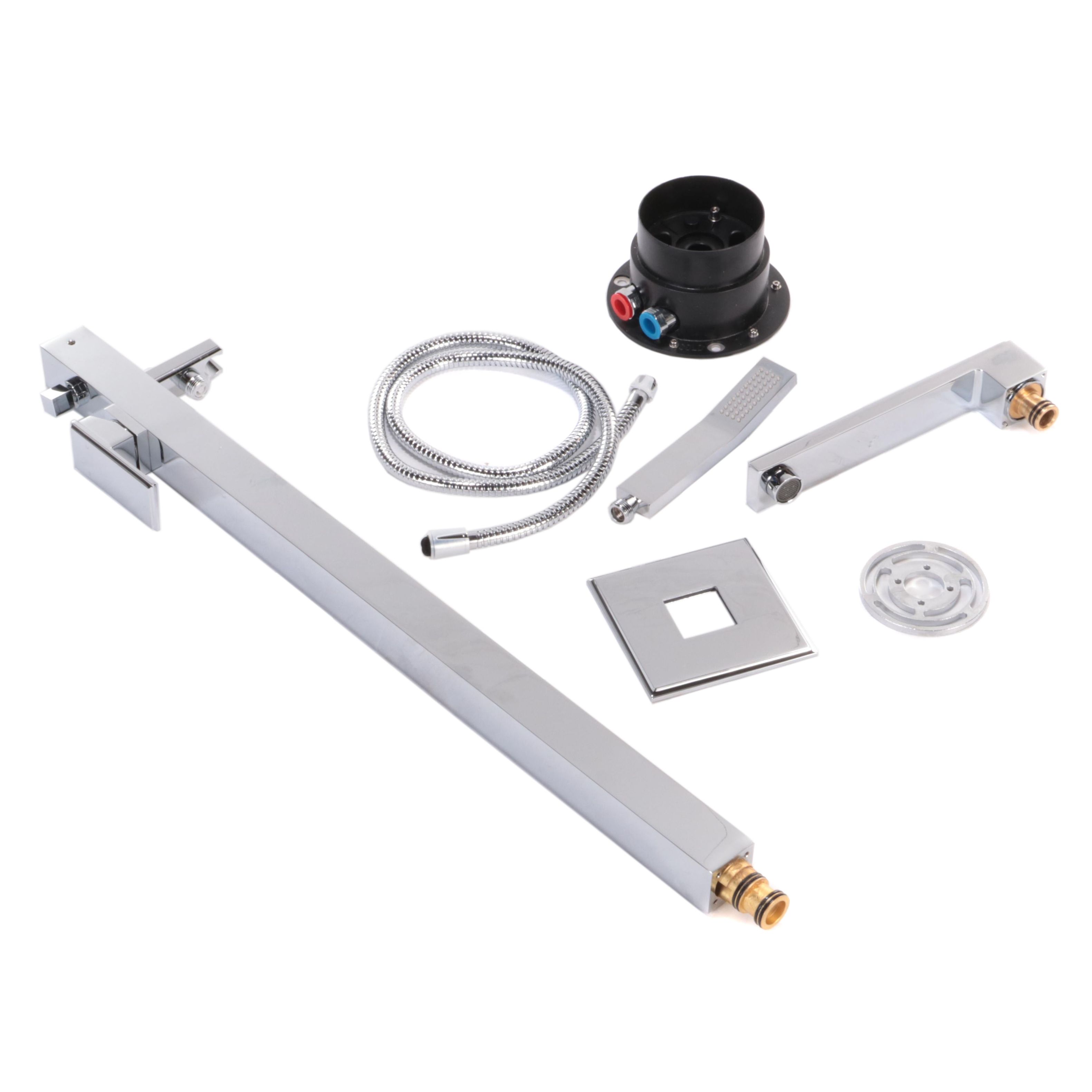 Chrome Freestanding Tub Faucet and Hand Shower