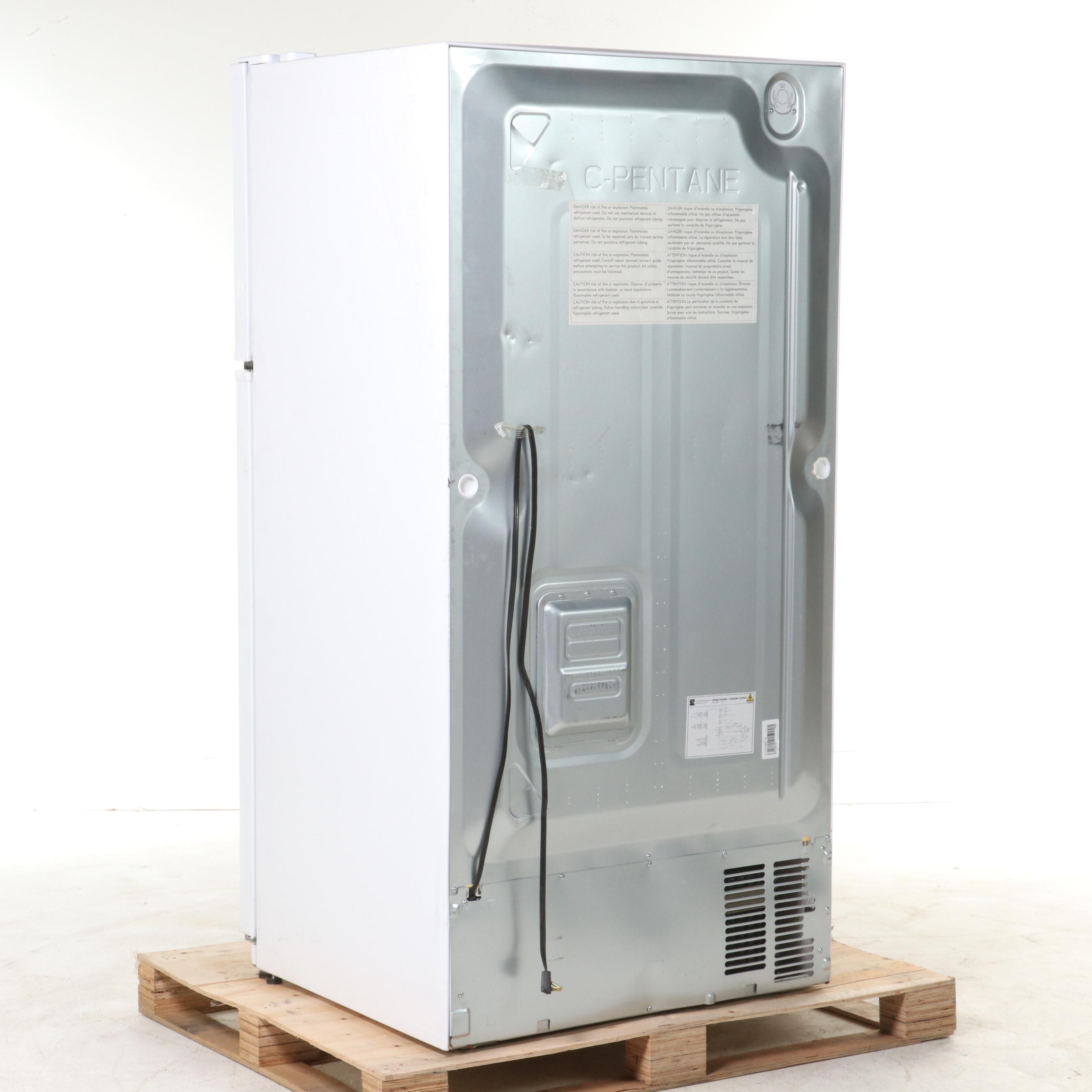 Kenmore 18 Cu. Ft. White Top Freezer Refrigerator