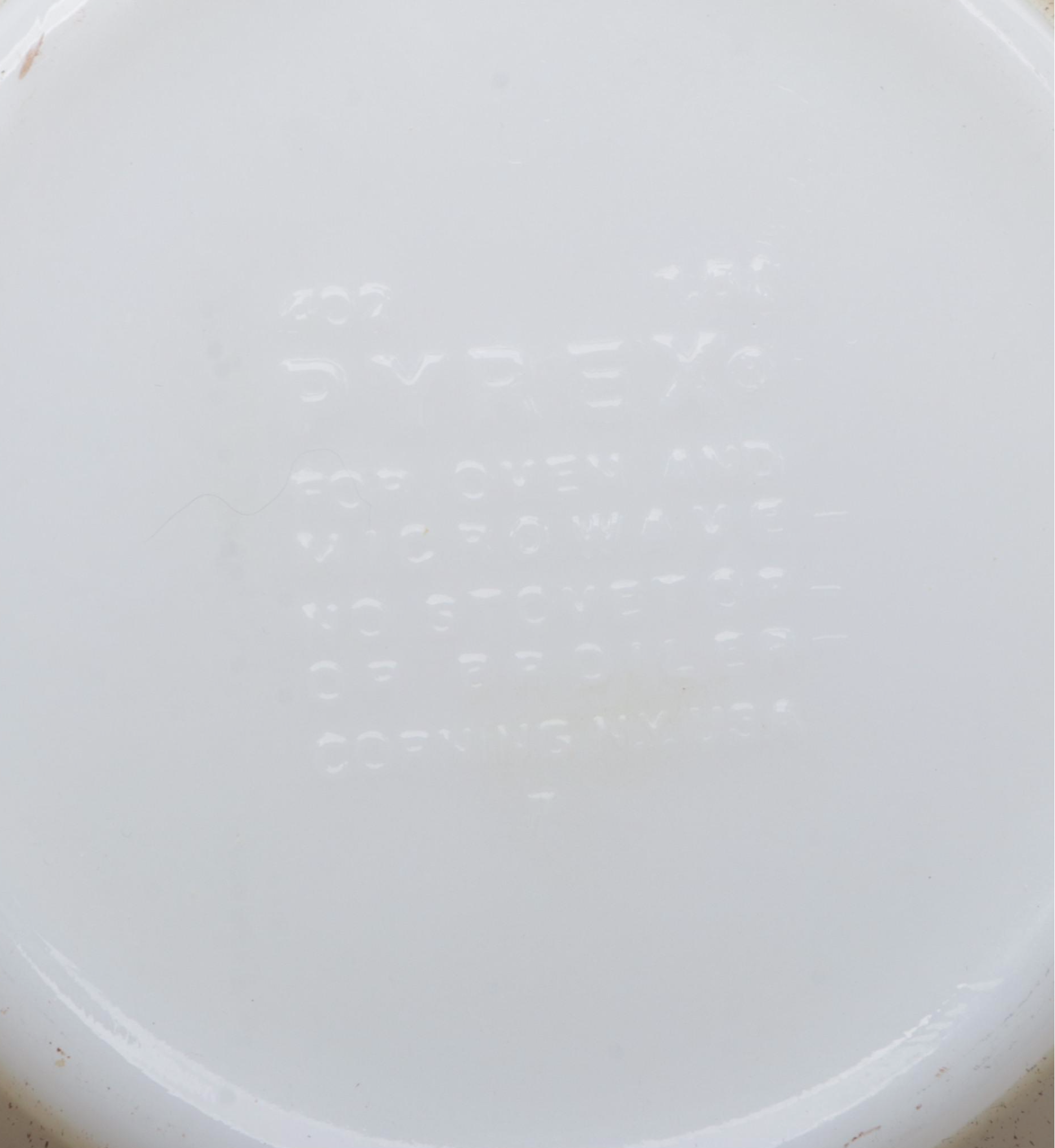 Pyrex "Forest Fancies" Nesting Bowls with Other Pyrex and Fire King Serveware