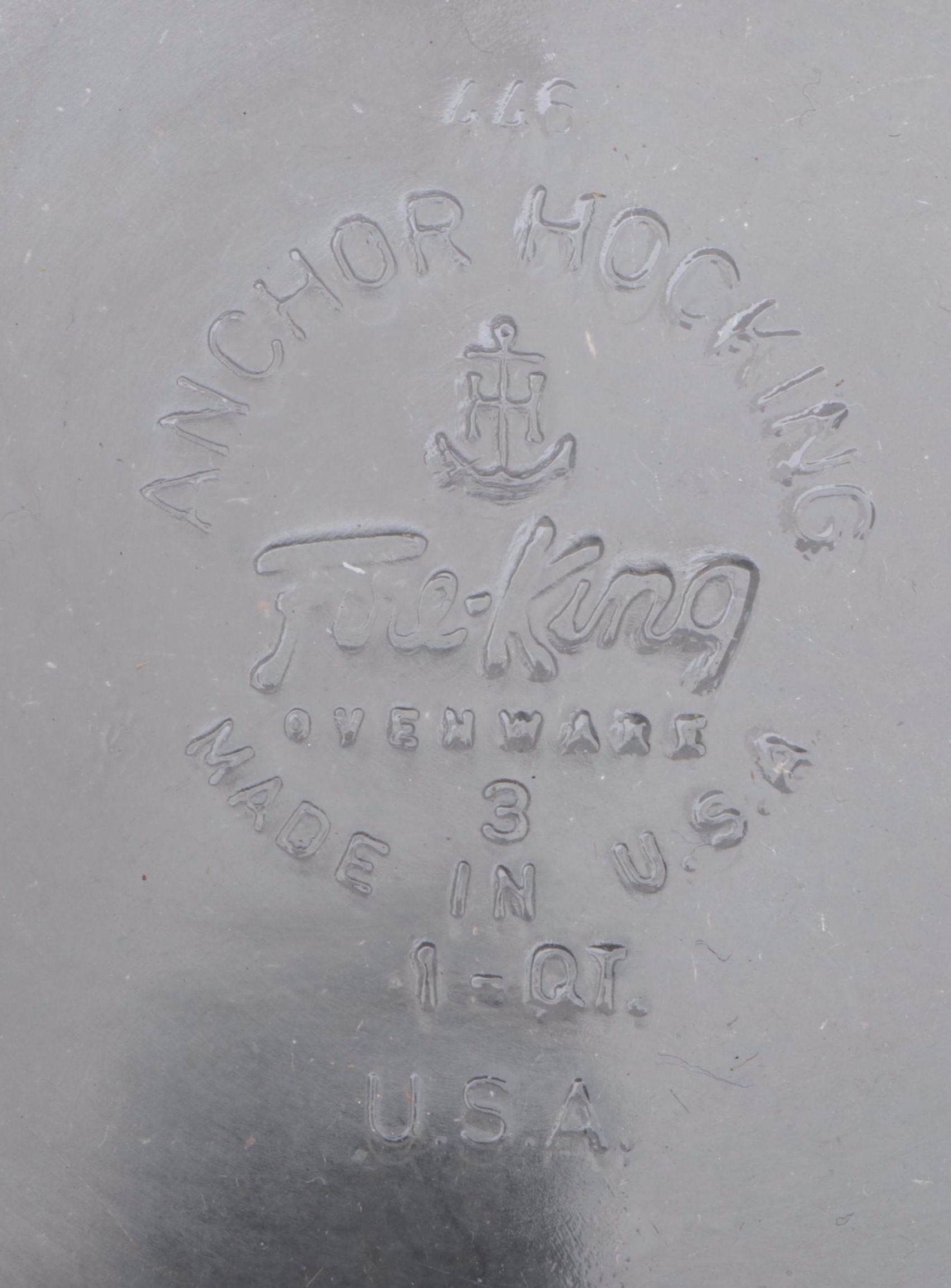 Pyrex "Forest Fancies" Nesting Bowls with Other Pyrex and Fire King Serveware