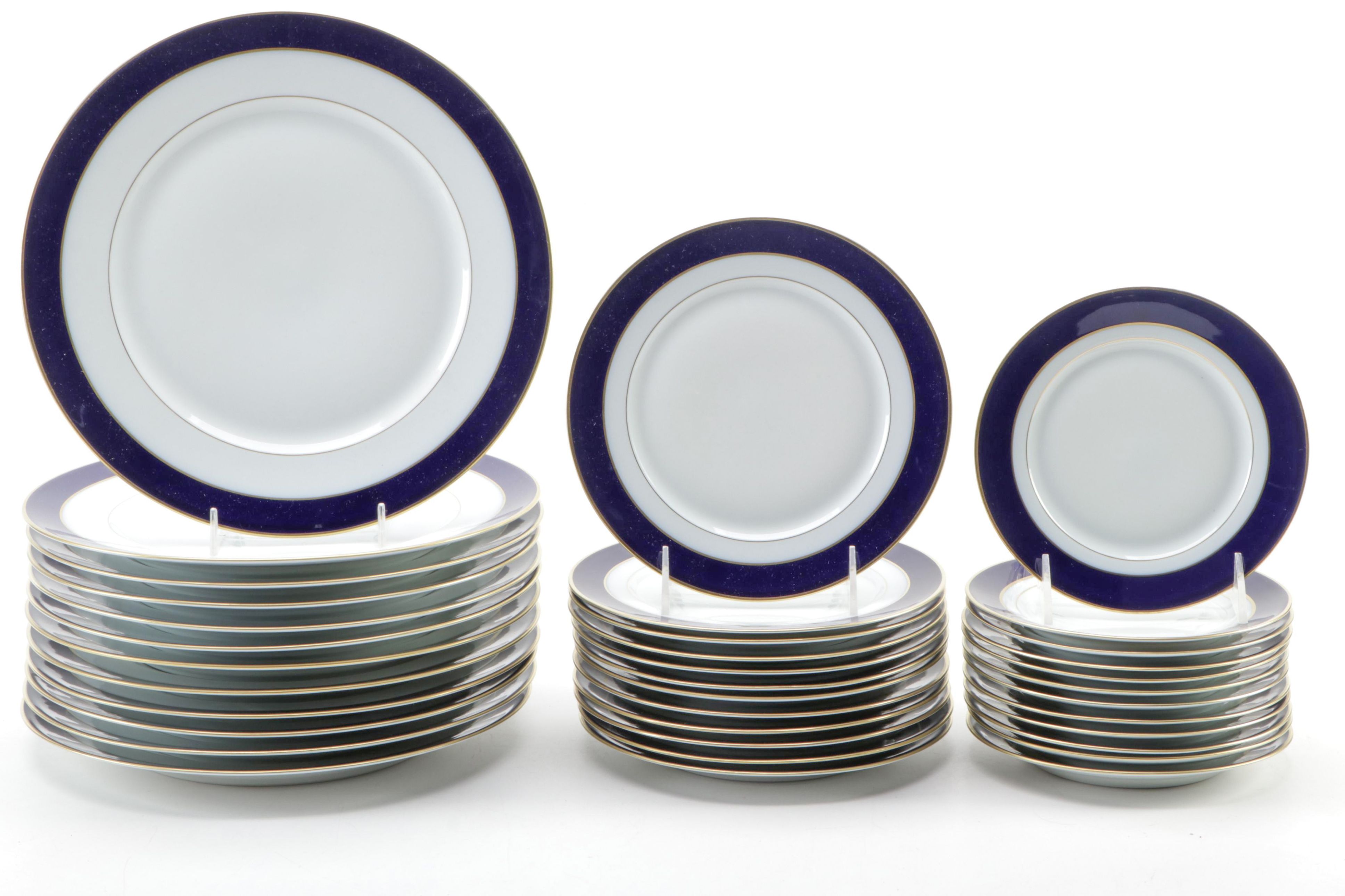 Haviland "Turenne Cobalt Blue" Porcelain Dinnerware, 1981–2004
